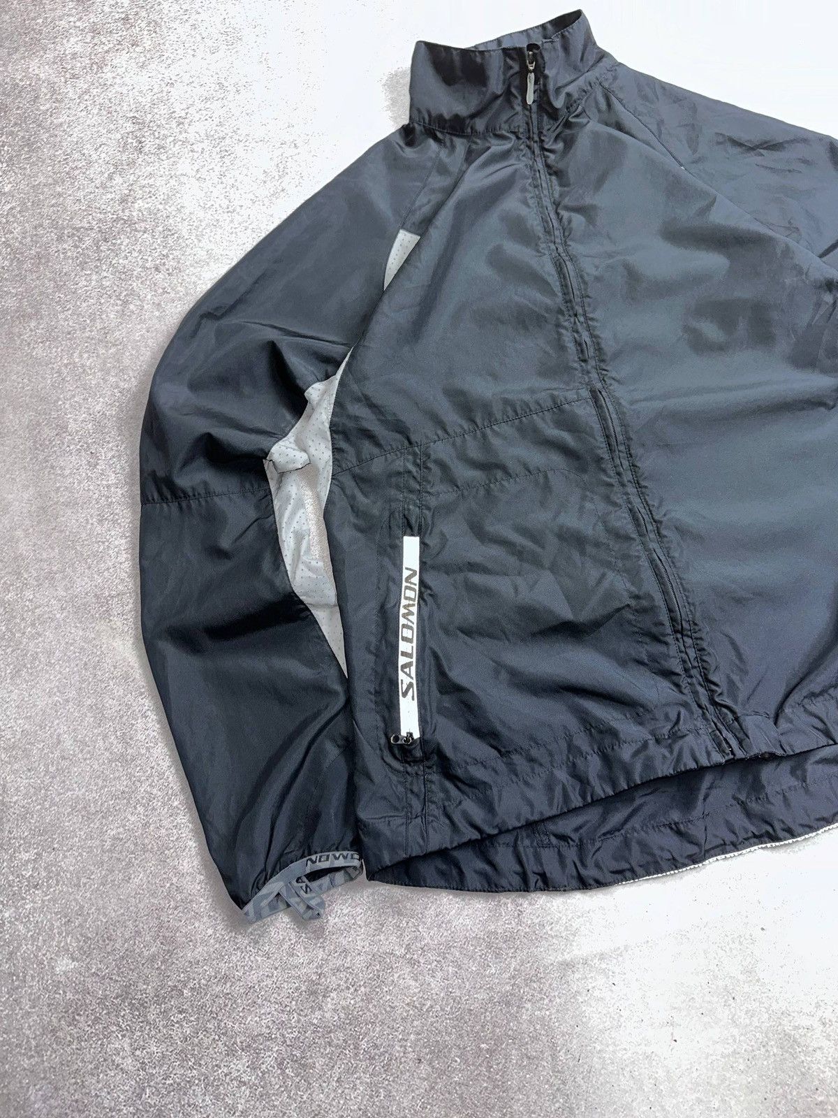 Salomon Vintage 90s Salomon Nylon Windstopper Jacket L Size US L / EU 52-54 / 3 - 2 Thumbnail