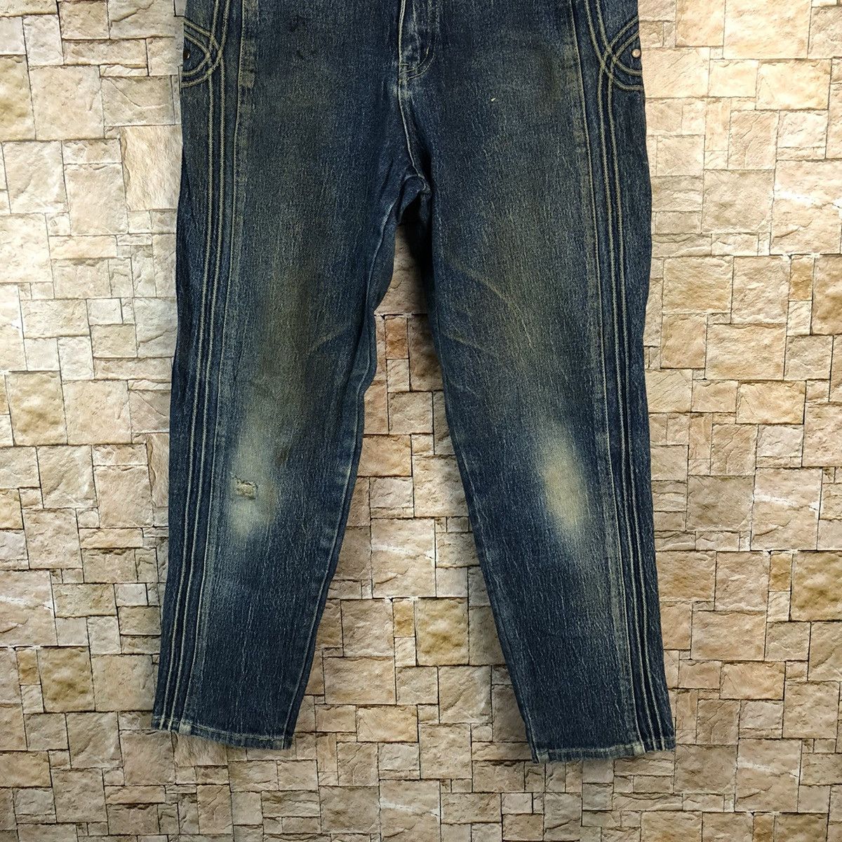 Japanese Brand Japanese Brand vintage Blue Denim Pants #A960 Size US 28 / EU 44 - 3 Thumbnail
