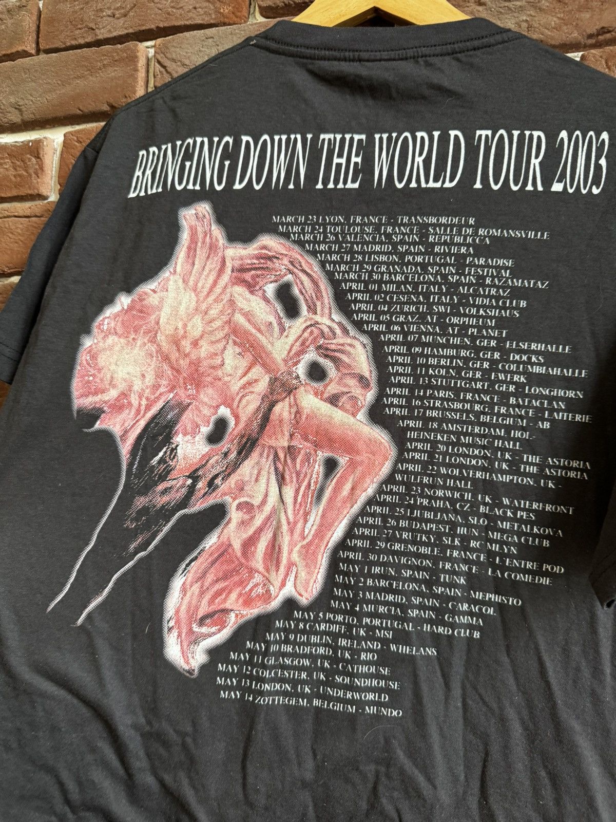 Band Tees Rare Immolation Bringing down Death Metal Band Tshirt Grail Size US L / EU 52-54 / 3 - 5 Thumbnail