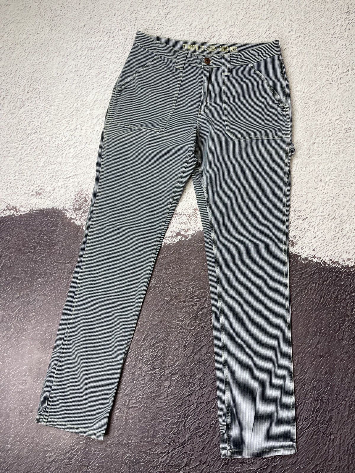 Dickies Dickies vintage striped carpenter single knee work pants Size 30" / US 8 / IT 44 - 4 Thumbnail