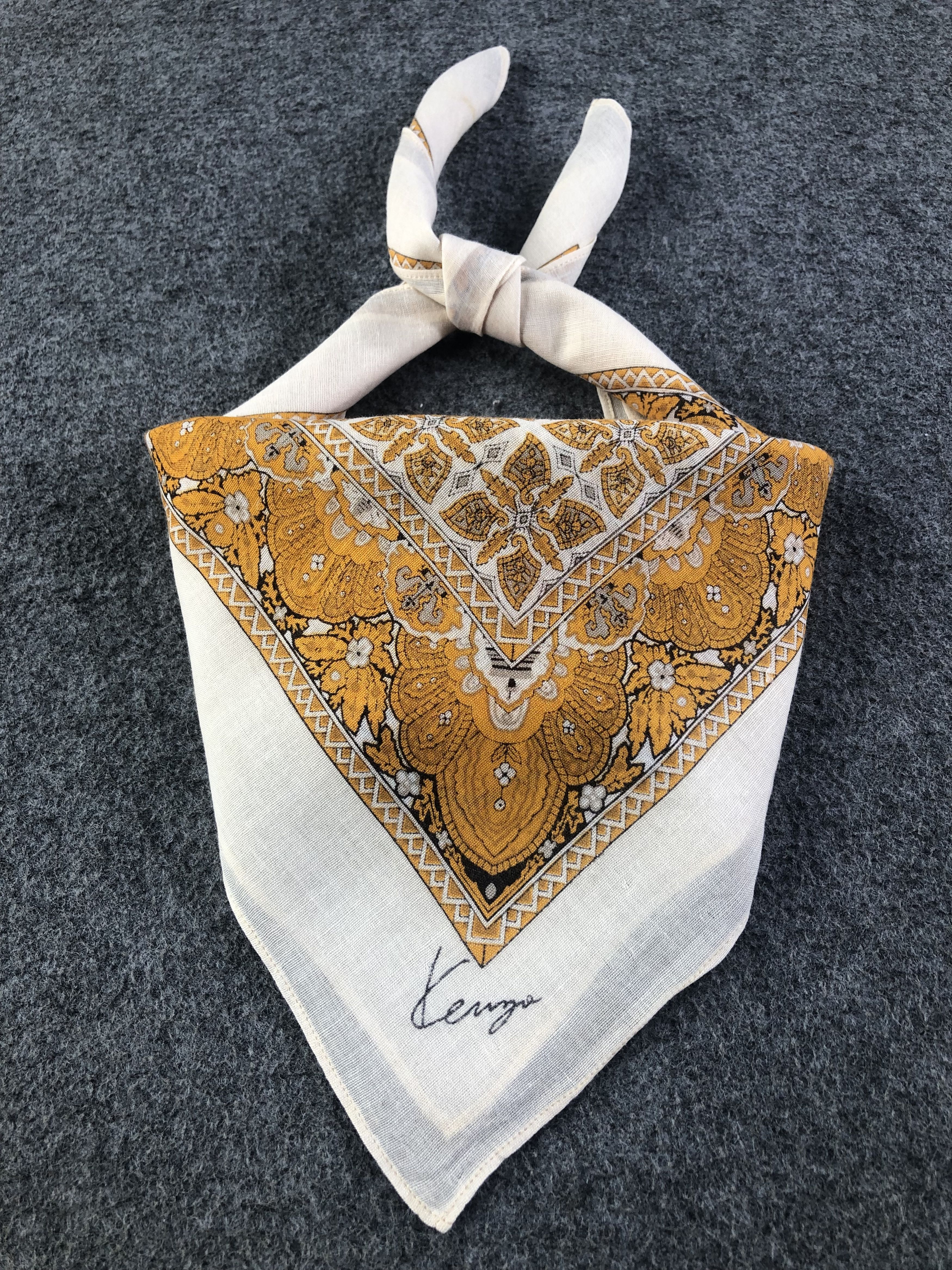 Kenzo × Vintage Kenzo Paislee Handkerchief / Bandana / Neckerchief Size ONE SIZE - 2 Thumbnail