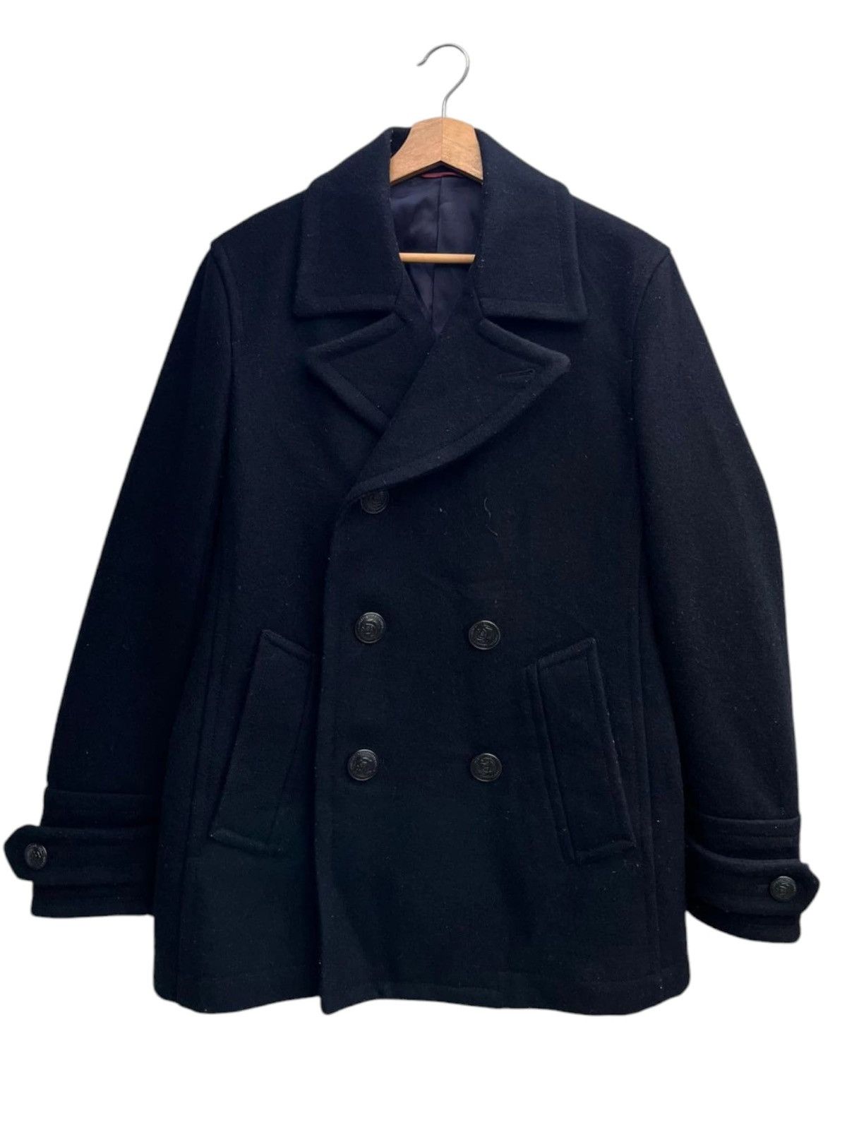 Paul Smith Wool Blend Peacoat