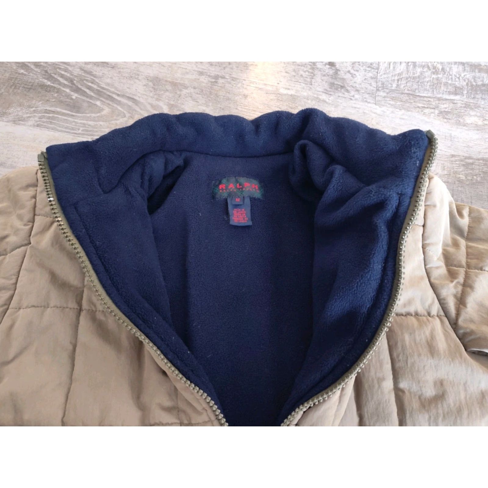 Ralph Lauren Vtg Ralph Lauren Quilted Bomber Jacket Women's Fleece Lined Size M Size M / US 6-8 / IT 42-44 - 7 Thumbnail