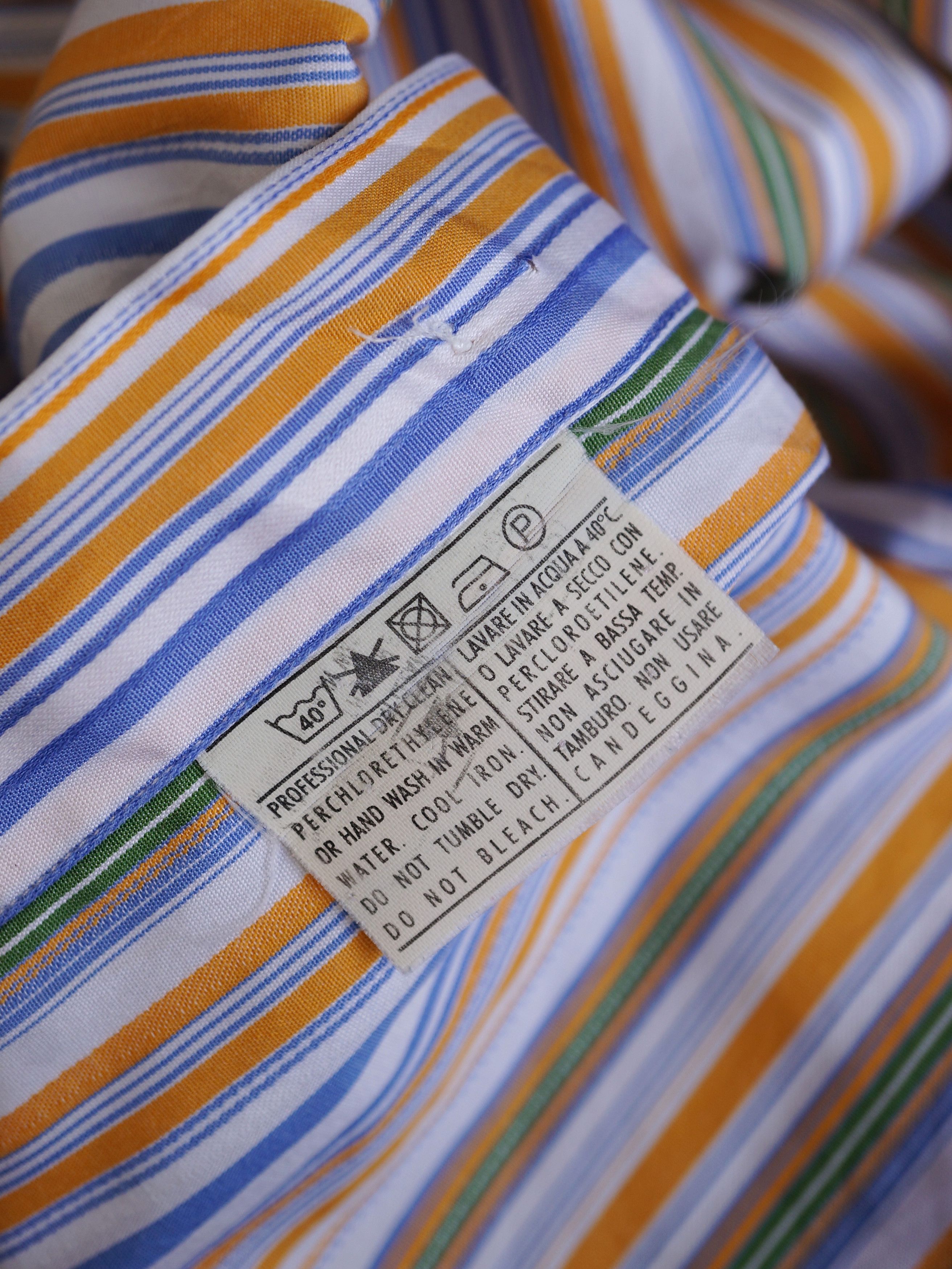Salvatore Ferragamo Salvatore Ferragamo Striped Shirt Size US M / EU 48-50 / 2 - 5 Thumbnail