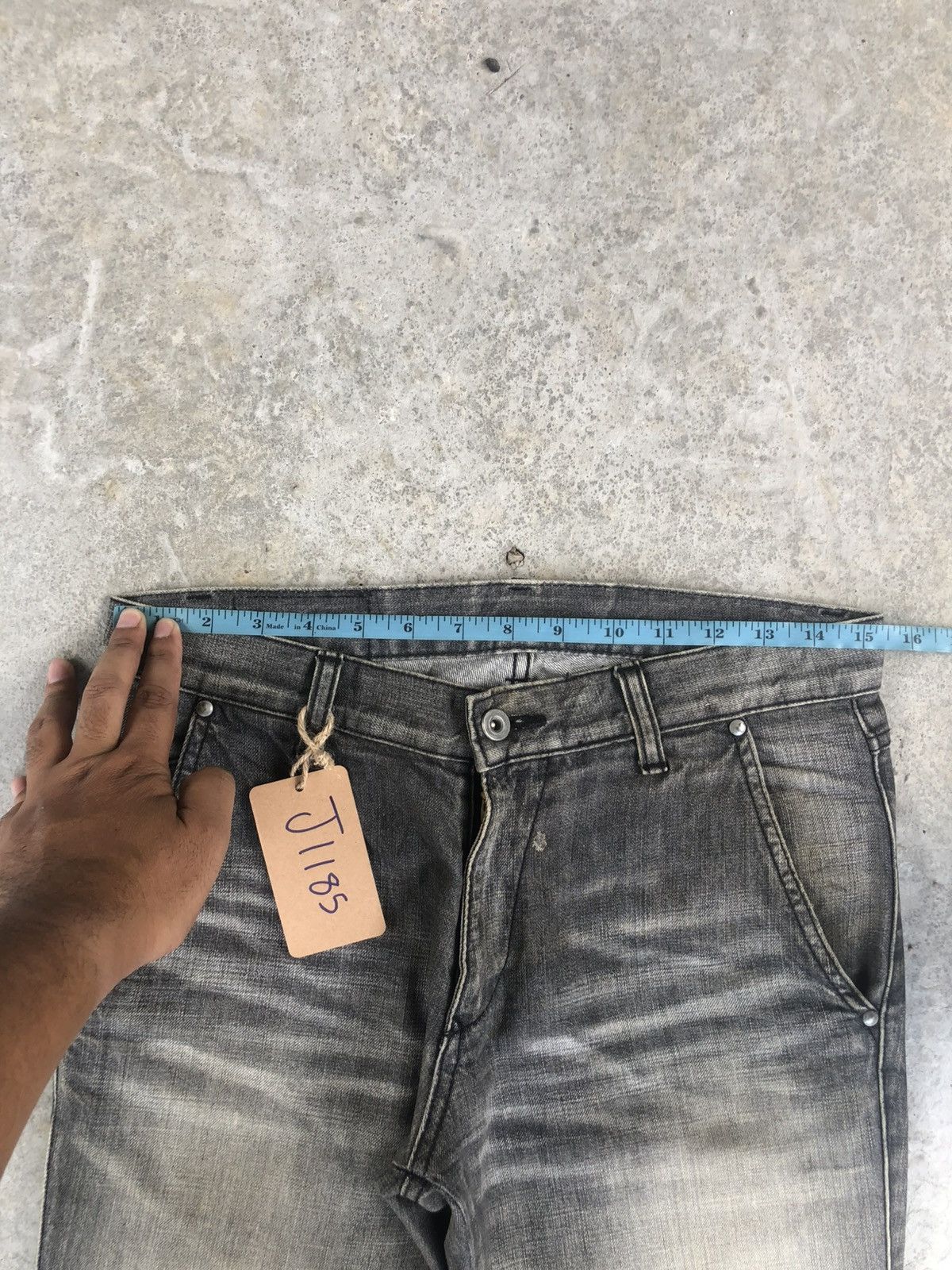 If Six Was Nine Japanese Abahouse Flared Jeans Mud Wash Distressed Jeans Size US 30 / EU 46 - 22 Thumbnail