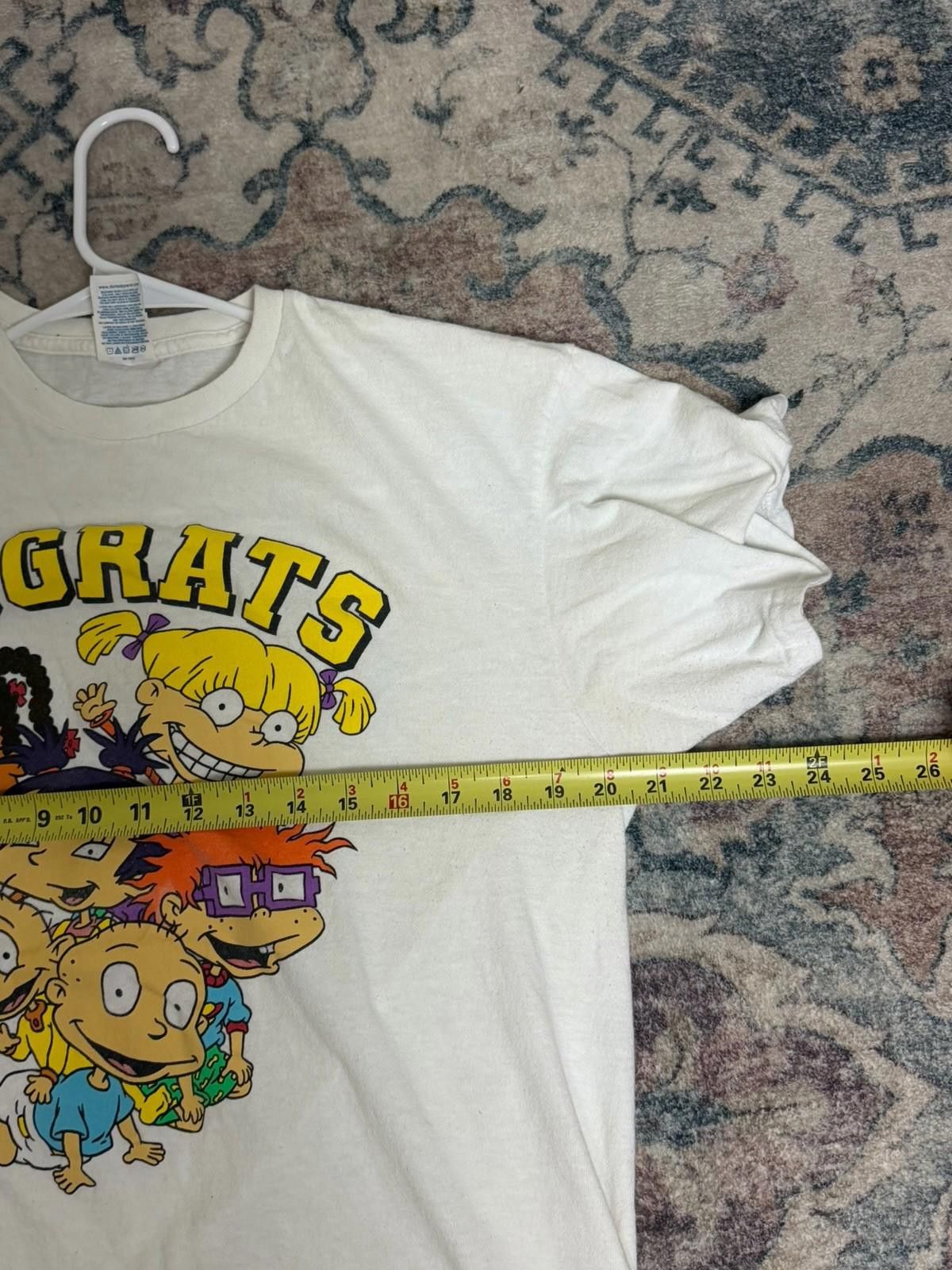 Delta Vintage Rugrats Shirt Adult XL White Cartoon Delta Tag 2000s Size US XL / EU 56 / 4 - 6 Thumbnail
