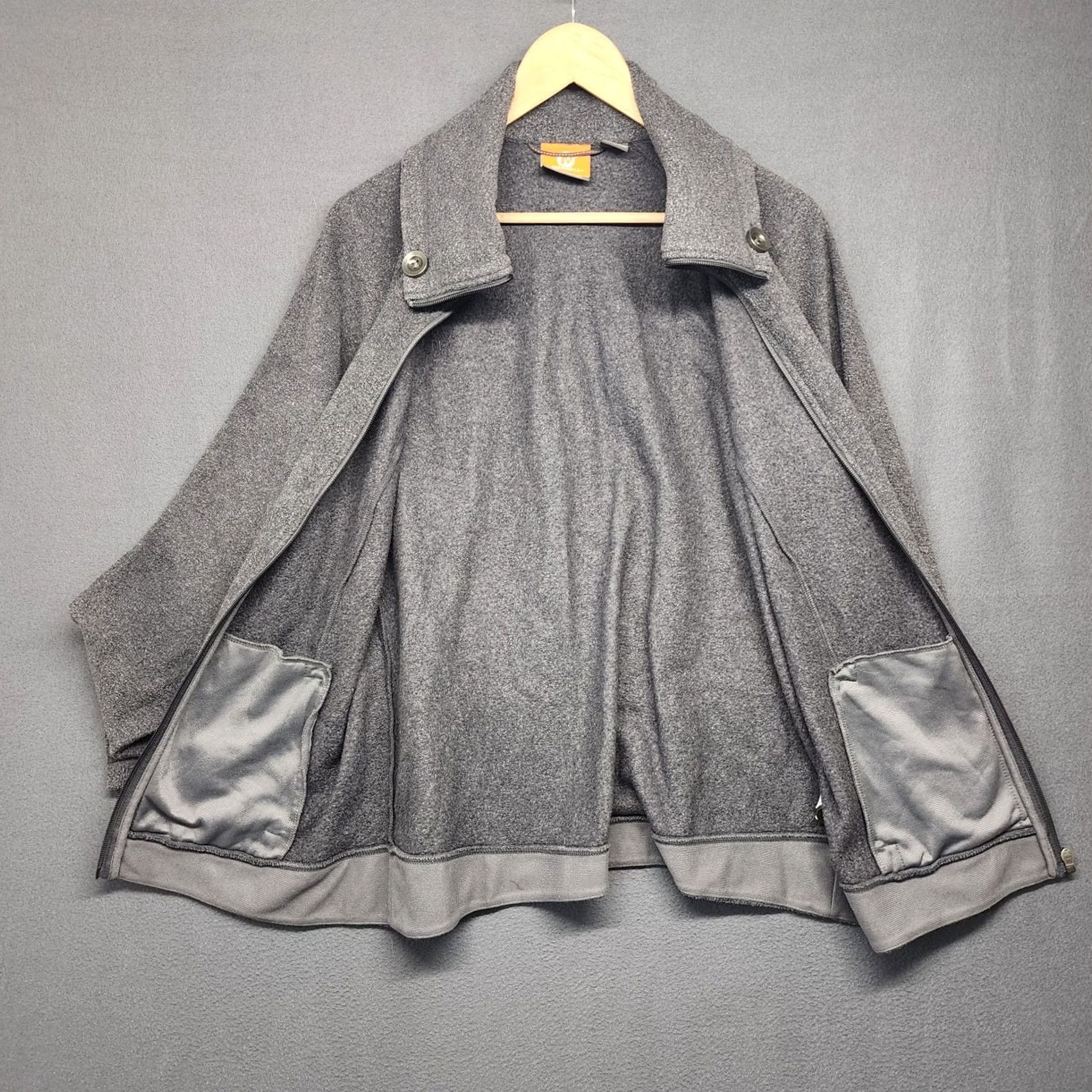 Merrell Merrell Jacket Mens XL Grey Full Zip Pockets Fleece Outdoors Hiking Gorpcore Size US XL / EU 56 / 4 - 3 Thumbnail