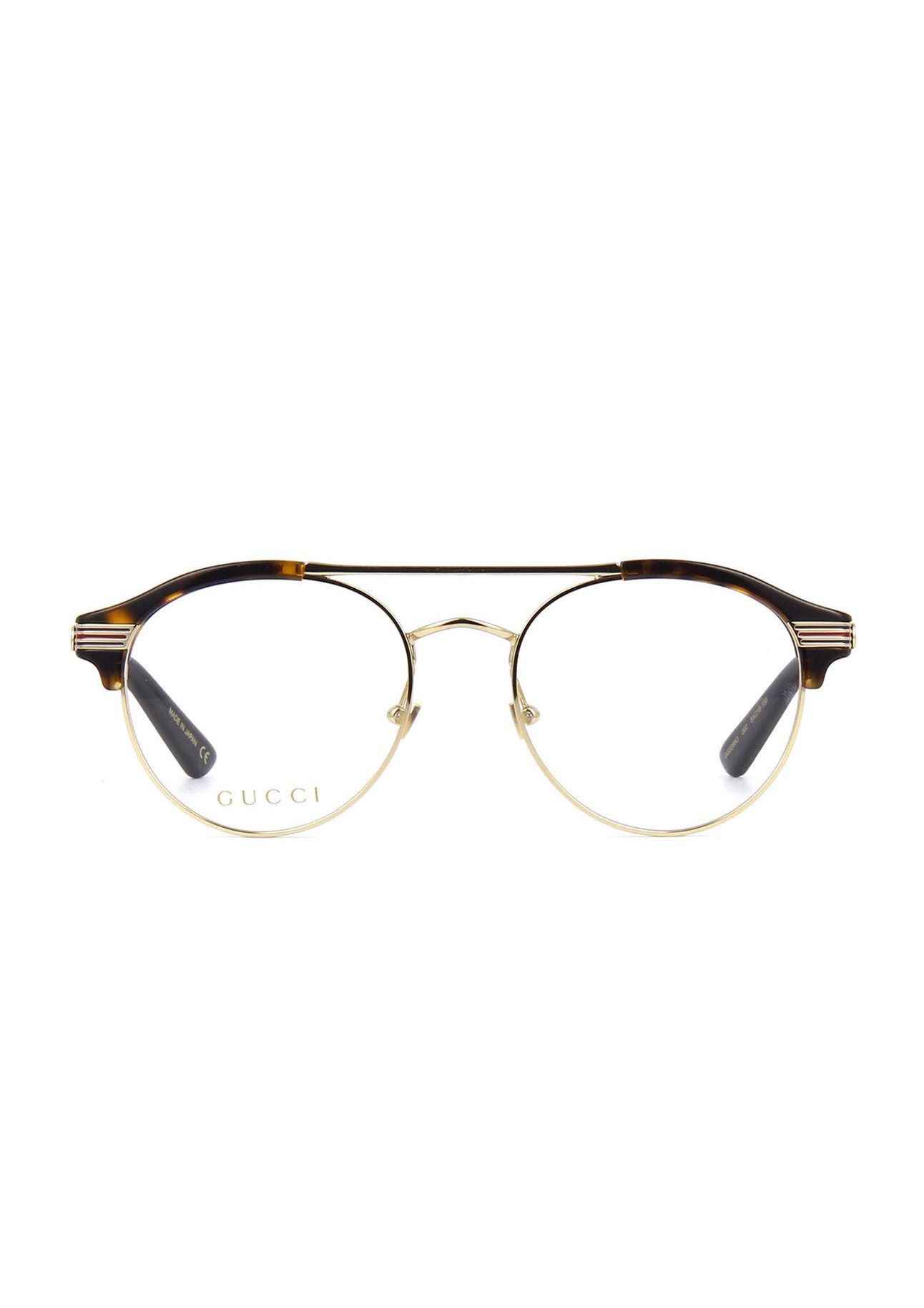 Gucci Gucci GG02890 Optical Glasses - Gold Metal & Havana Acetate. Size ONE SIZE - 19 Thumbnail