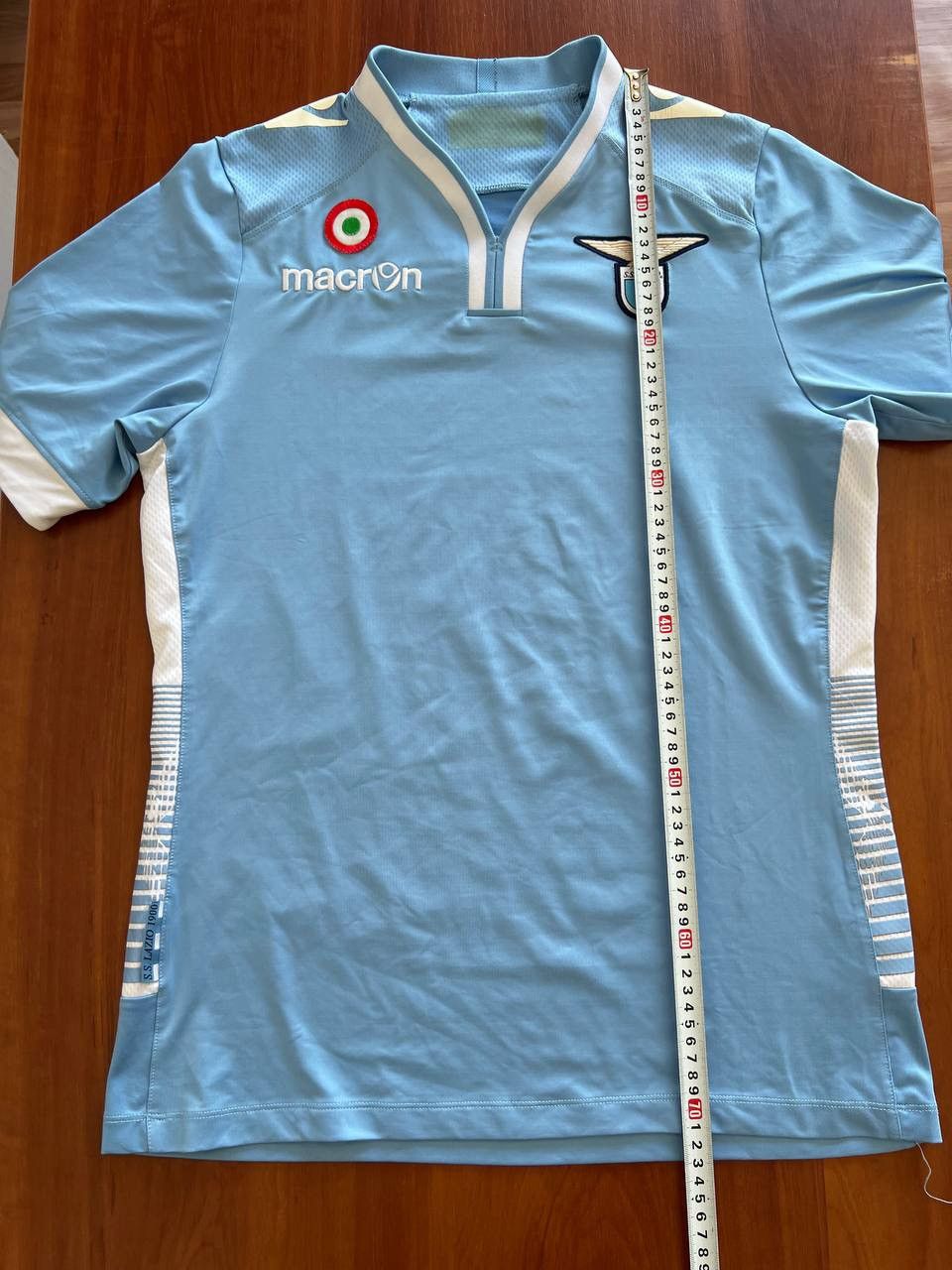 Macron 2013/14 SS LAZIO HOME SOCCER JERSEY FOOTBALL SHIRT SIZE M Size US M / EU 48-50 / 2 - 15 Thumbnail