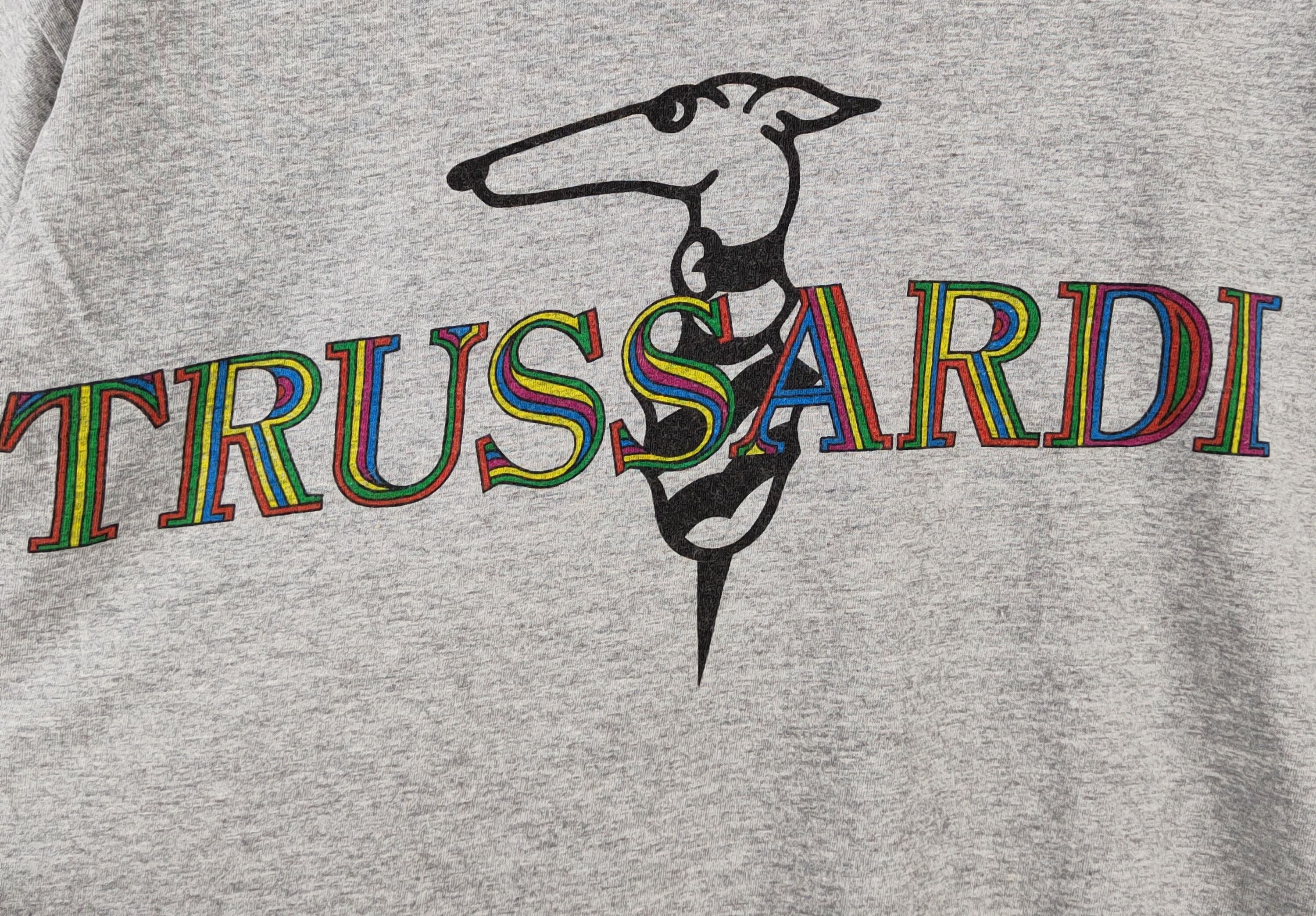 Japanese Brand × Trussardi × Vintage Trussardi Gray vintage Short Sleeve T-shirts #S2306 Size US L / EU 52-54 / 3 - 3 Thumbnail
