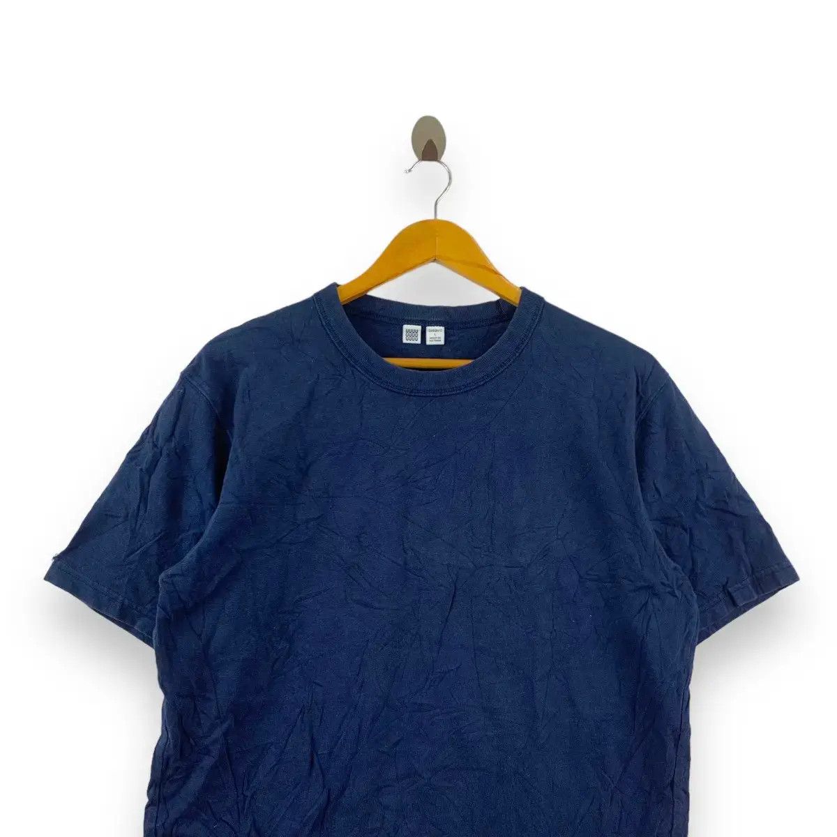 Uniqlo LEMAIRE x UNIQLO COLLECTION Plain Blue Tee Shirt Minimalist Size US L / EU 52-54 / 3 - 2 Thumbnail