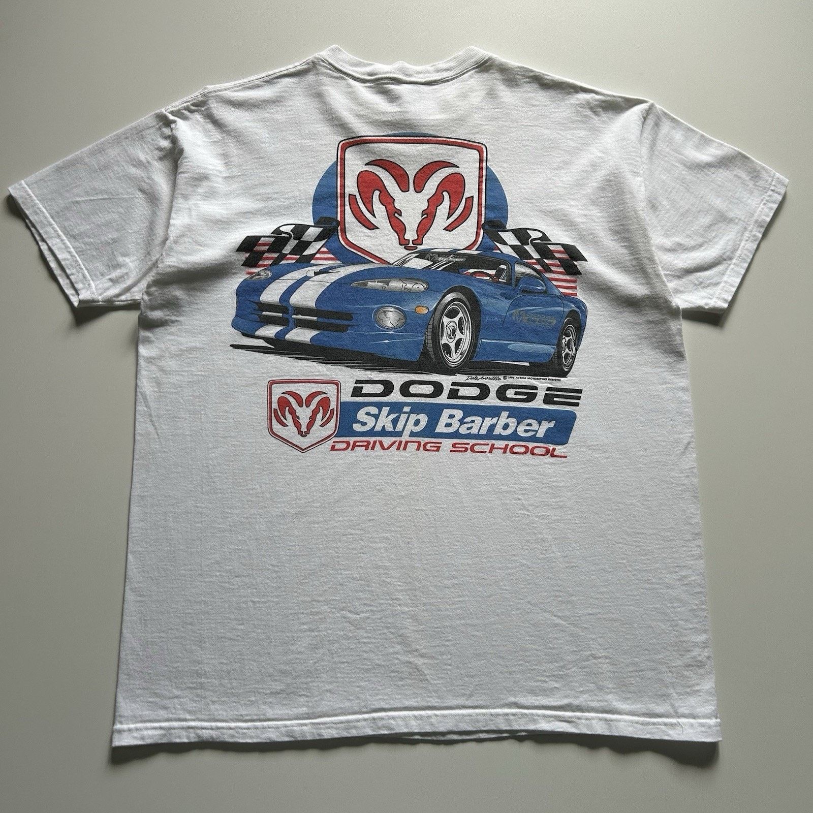Ford Vintage Dodge Racing Promo T-Shirt XL 90s Fruit Of The Loom Size US XL / EU 56 / 4 - 1 Thumbnail