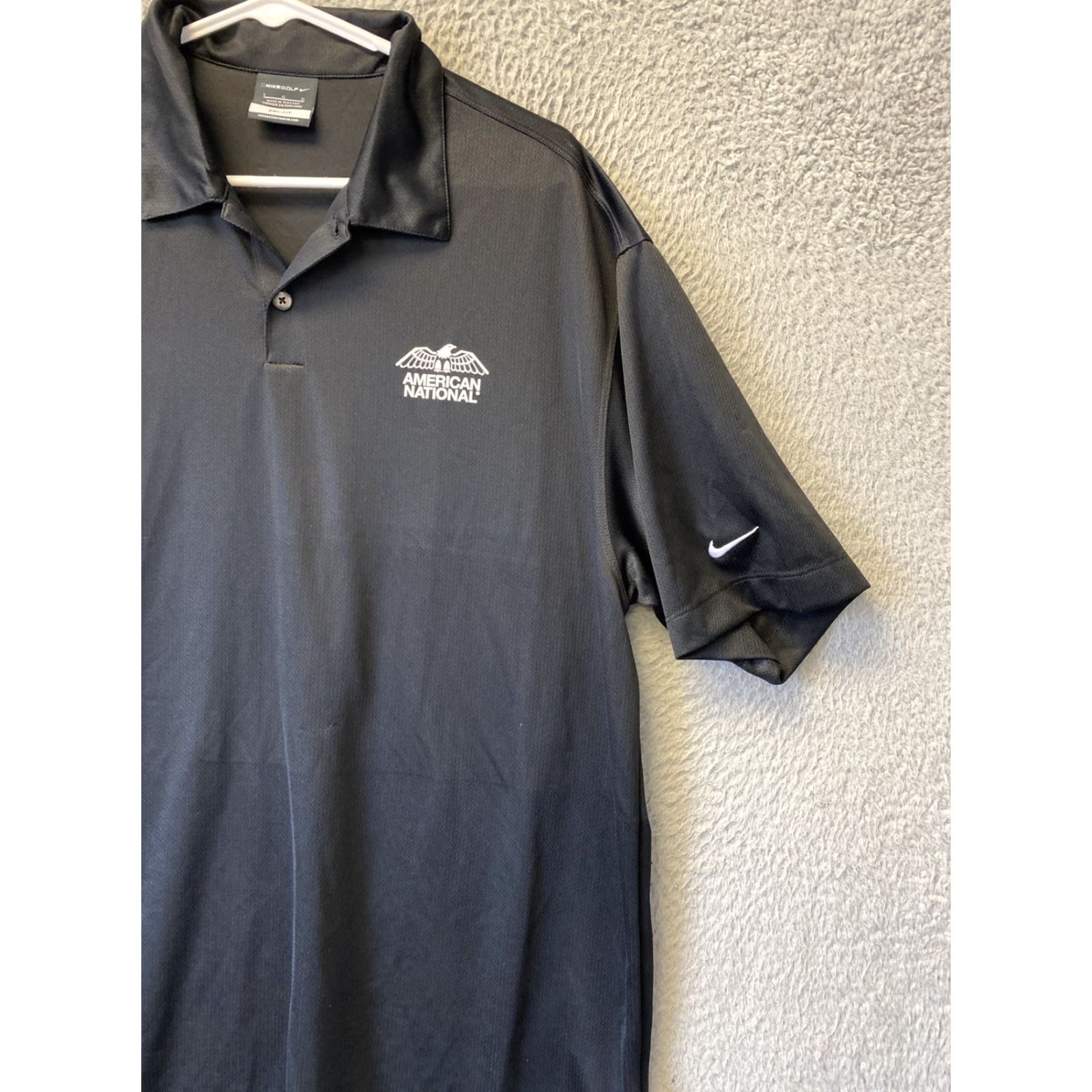 Nike Nike Golf Polo Shirt Mens Large Black Short Sleeve Dri-Fit American NWOT/ 36-65 Size US L / EU 52-54 / 3 - 2 Thumbnail