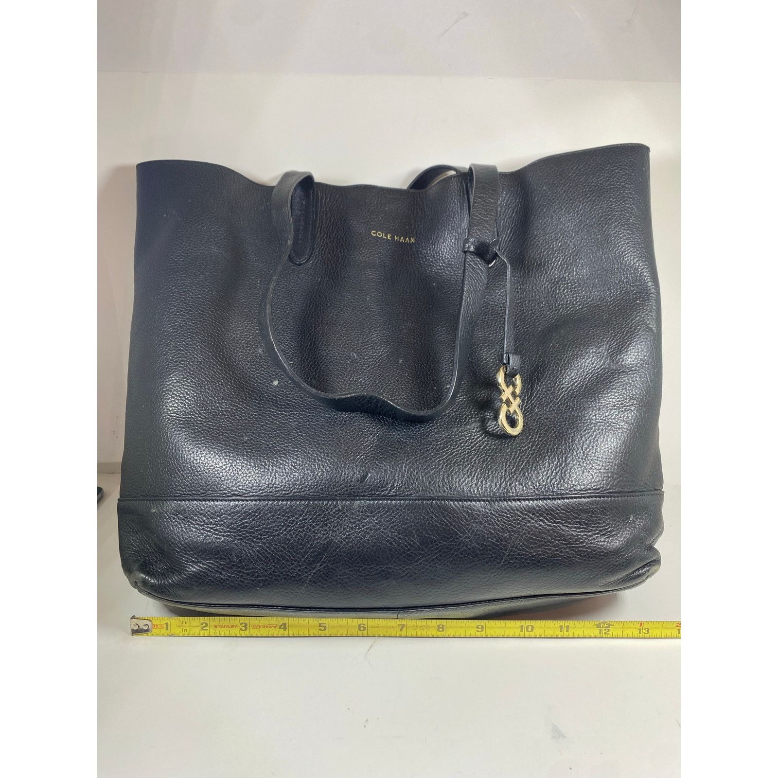 Cole Haan Cole Haan Black Leather Tote Purse Size ONE SIZE - 2 Thumbnail