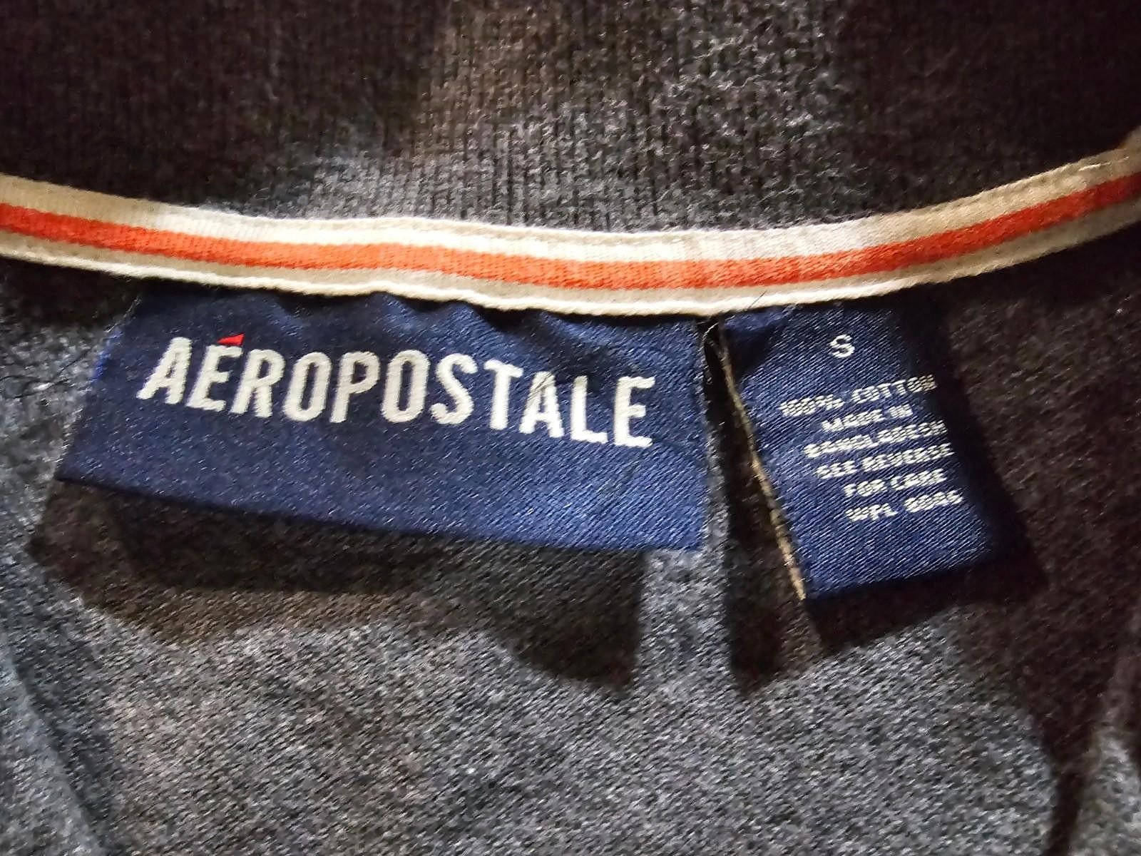 Aeropostale aeropostale mens s polo shirt gray Size US S / EU 44-46 / 1 - 5 Thumbnail