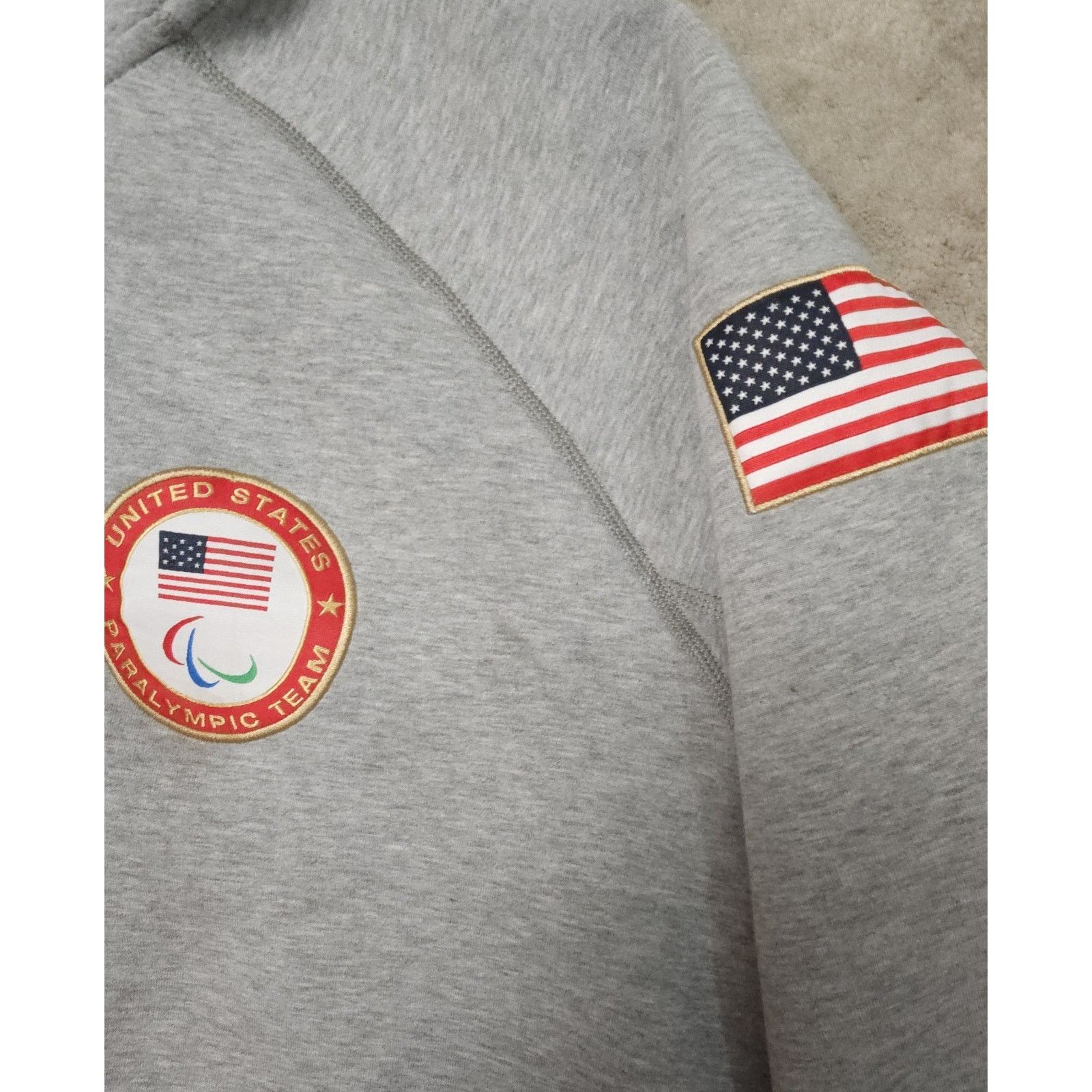 Nike Nike Full Zip United State Paralympic Olympic Tech Jacket XL Size US XL / EU 56 / 4 - 4 Thumbnail