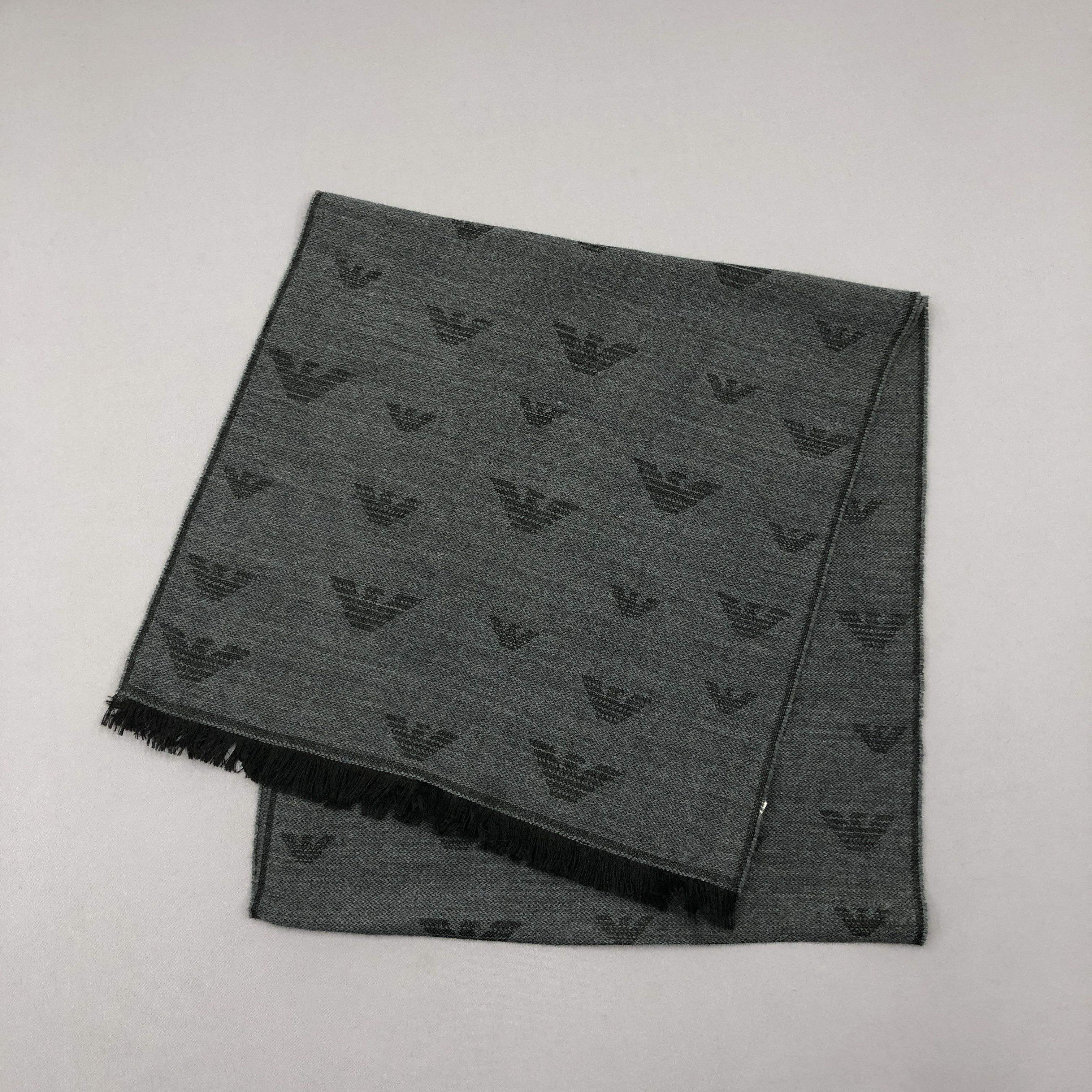 Emporio Armani Vintage Emporio Armani Scarf Muffler Wool Winter Scarves Size ONE SIZE - 3 Thumbnail