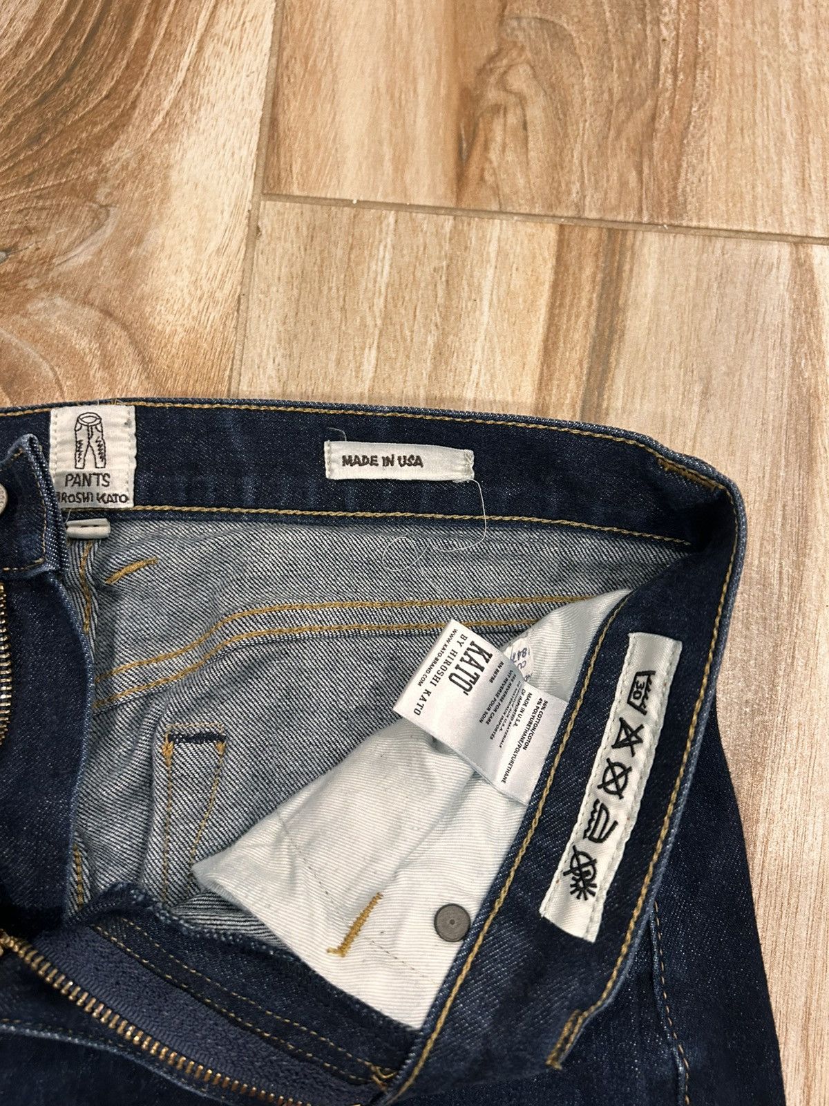 Hiroshi Kato Hiroshi Kato Slim Taper Indigo Jeans Size US 31 - 3 Thumbnail