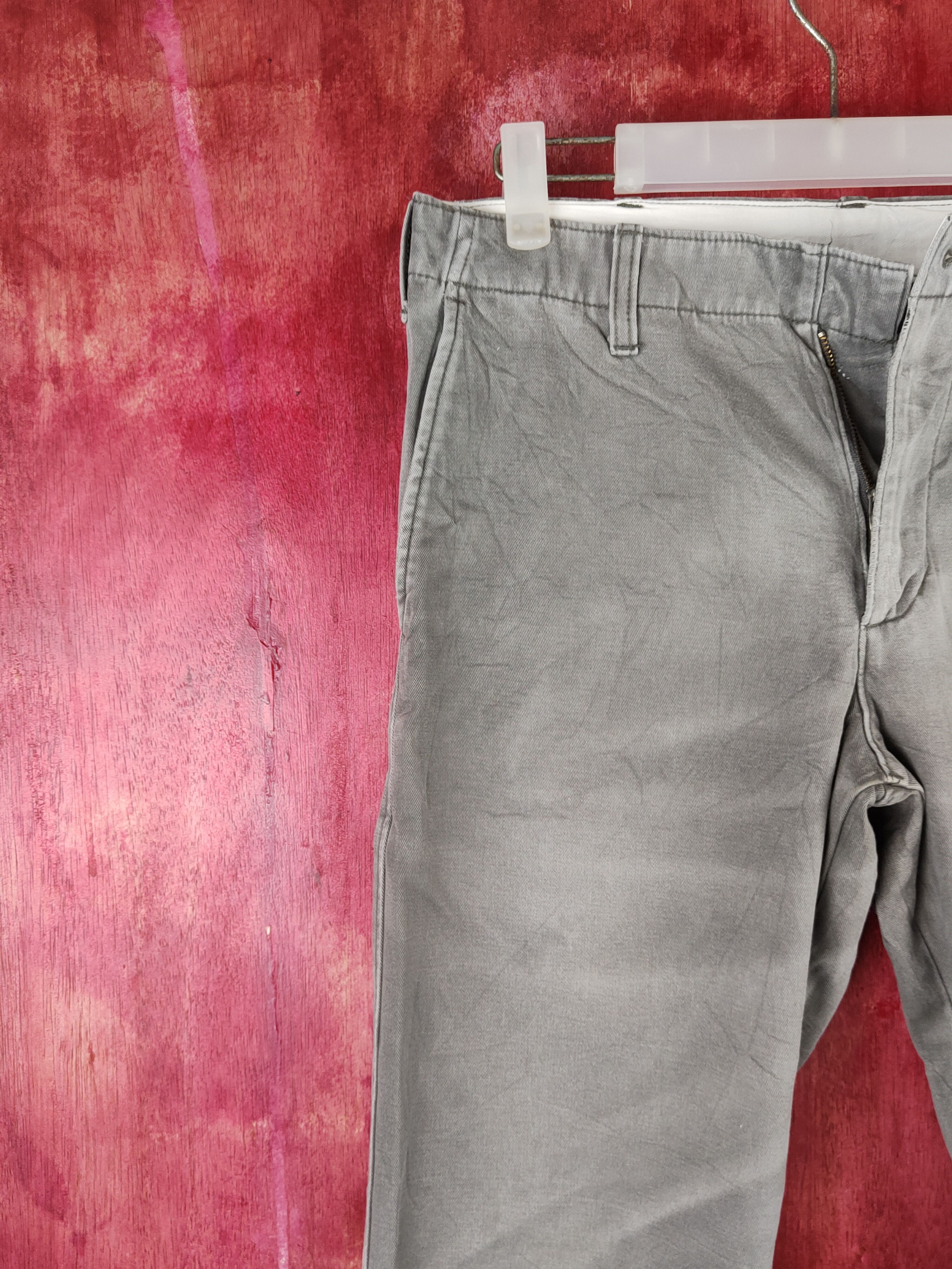 Japanese Brand × Uniqlo Uniqlo Gray faded vintage Casual Pants #S1543 Size US 28 / EU 44 - 3 Thumbnail