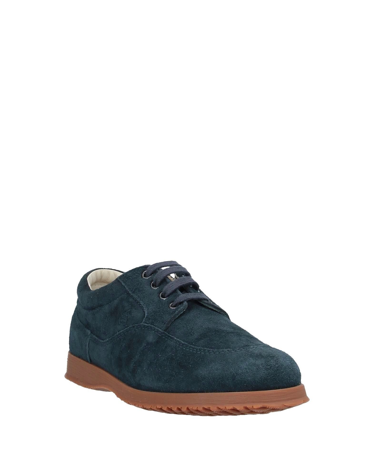 Hogan Hogan Blue Suede Traditional Low Top Lace Up Shoes Size US 8.5 / IT 38.5 - 2 Thumbnail