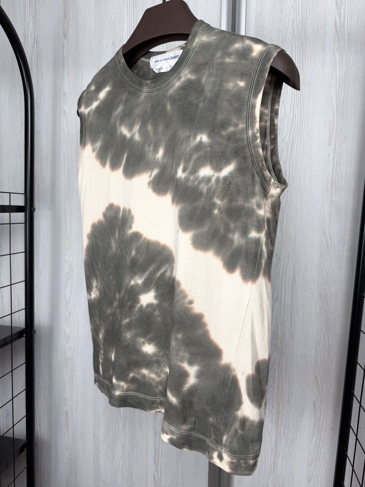 Comme des Garcons SHIRT COMME des GARÇONS SHIRT Tie Dye Sleeveless Cut Sew Tank Top Size US S / EU 44-46 / 1 - 5 Thumbnail
