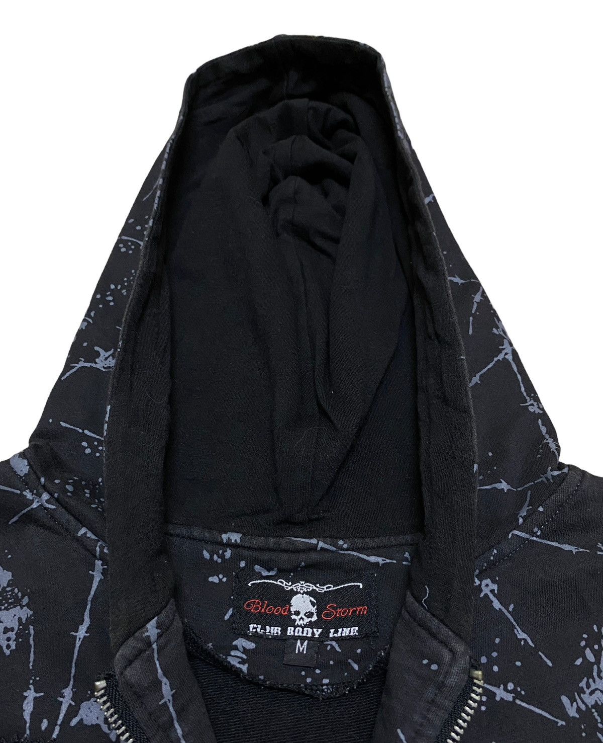 If Six Was Nine × Japanese Brand × Vintage Rare Design Vintage Brand Blood Storm Bondage Hoodie 1990s Size US M / EU 48-50 / 2 - 7 Thumbnail