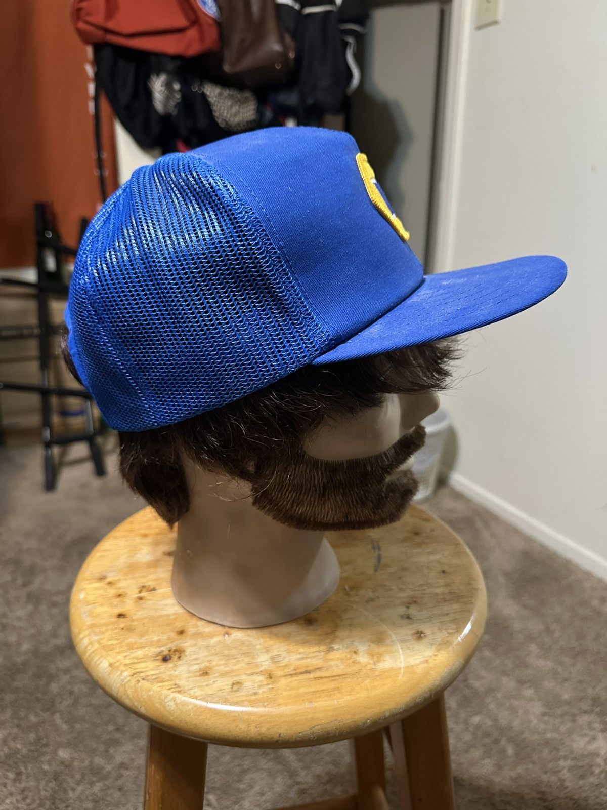 Japanese Brand × New Era × Vintage Vintage NAPA Auto parts “Blue and Yellow” hat 90s Size ONE SIZE - 3 Thumbnail
