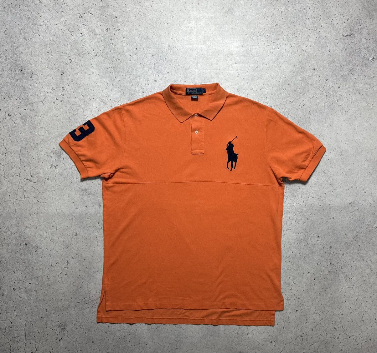Polo Ralph Lauren Polo Ralph Lauren #3 Big Pony Polo Shirt Vintage Size L Size US L / EU 52-54 / 3 - 1 Thumbnail