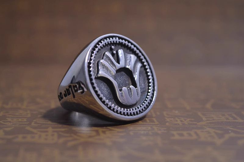 Jewelry Crazy Jewelry Rings Open Size Chrome Ring (Size 7-13) Size ONE SIZE - 2 Thumbnail