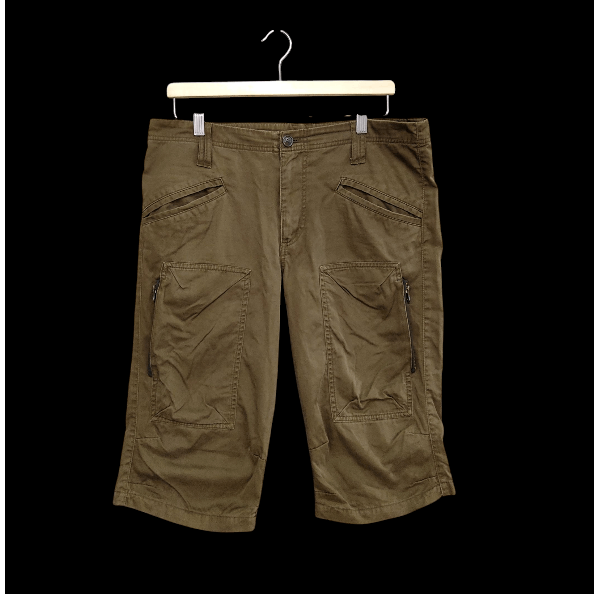 20471120 291295=Homme Multi Pockets Tactical Shorts Size US 34 / EU 50 - 1 Thumbnail