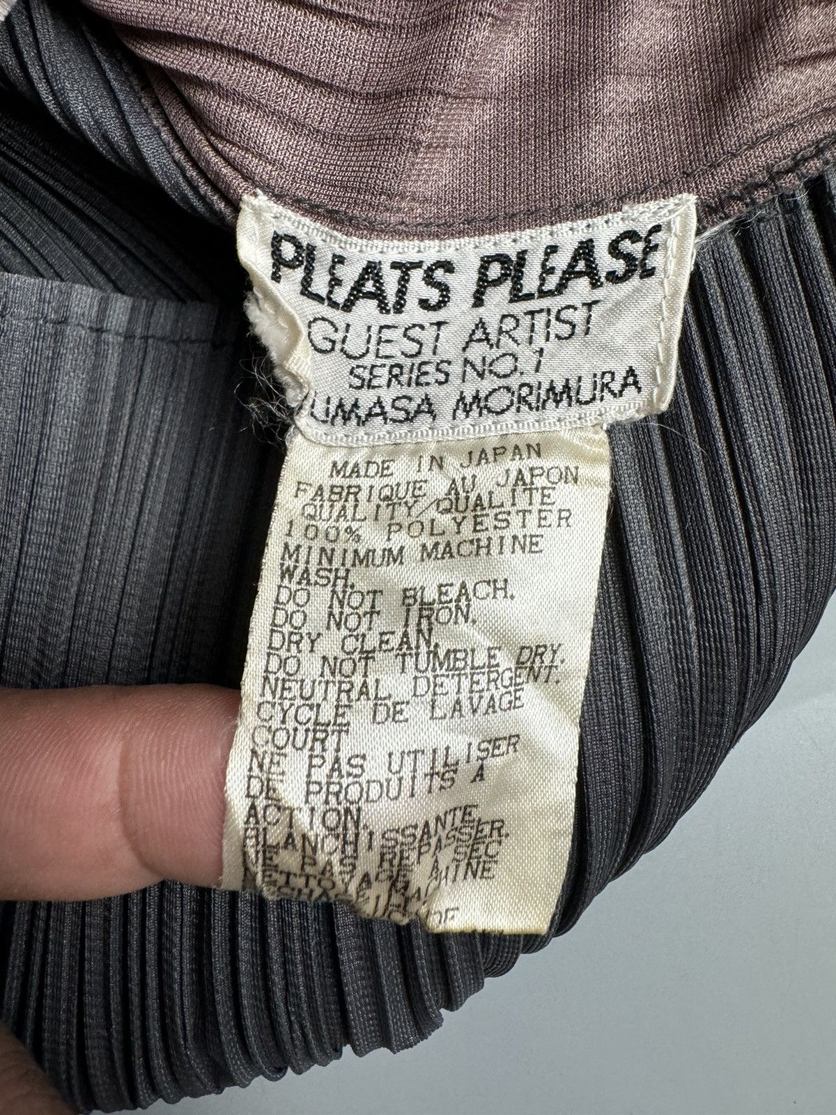 Issey Miyake 1996 Pleats Please Guest Artist No. 1 “Yasumasa Morimura” Size L / US 10 / IT 46 - 10 Thumbnail