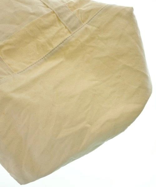 Comme des Garcons Homme Tote Bag Cotton Logo Print Pocket Inside Plain Beige Size ONE SIZE - 5 Thumbnail