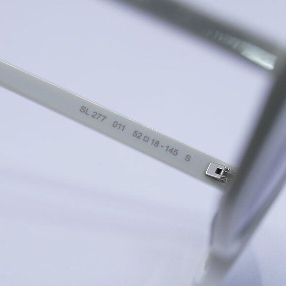 Saint Laurent Paris 🕶️ New Saint Laurent SL277 011 Sunglasses - White Frame Size ONE SIZE - 7 Thumbnail
