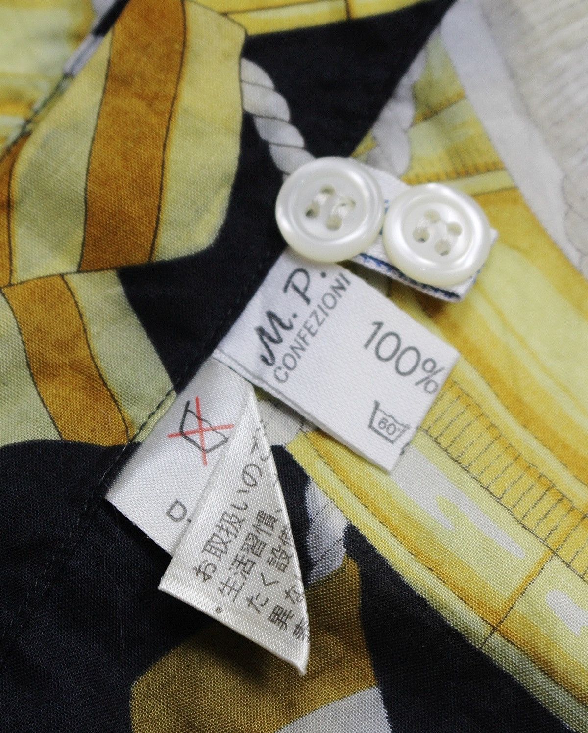 Givenchy 1990S GIVENCHY GENTLEMAN PARIS FLAG PRINT SHIRT Size US L / EU 52-54 / 3 - 9 Thumbnail