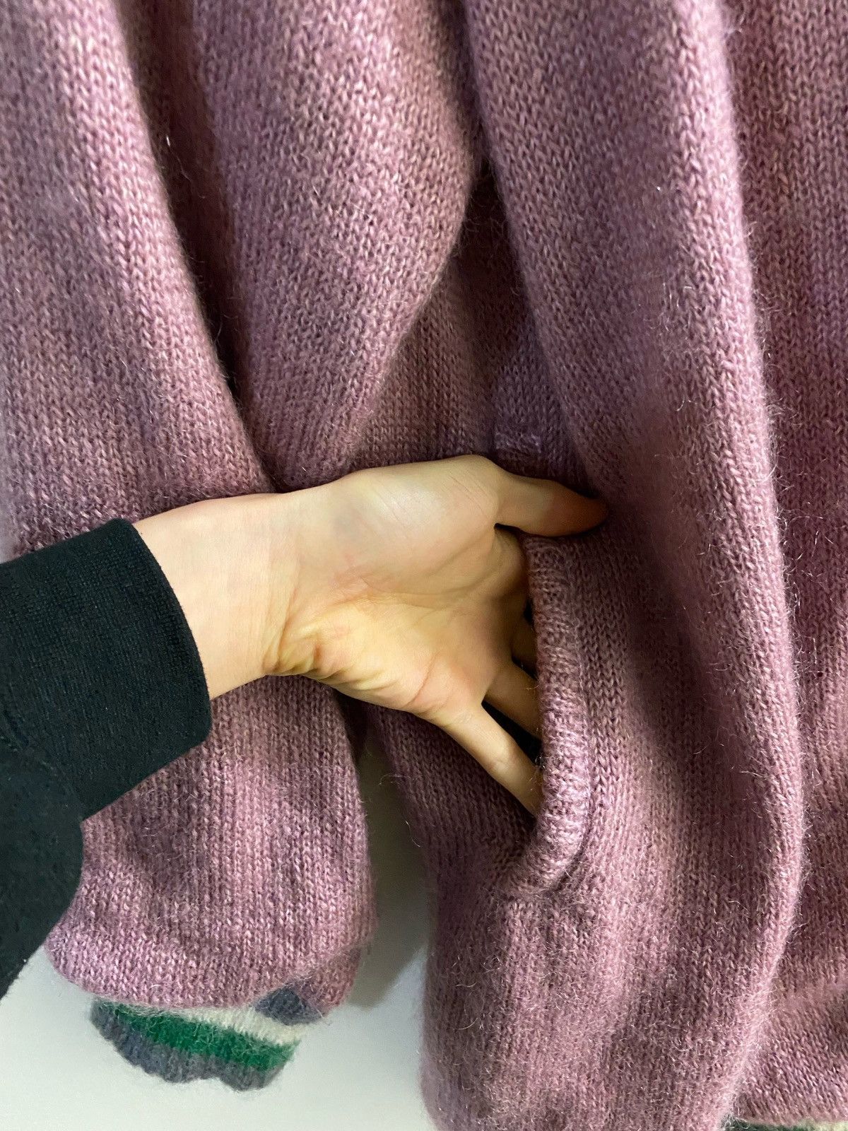 Undercover 16aw mohair silk lilac cardigan Size US M / EU 48-50 / 2 - 5 Thumbnail