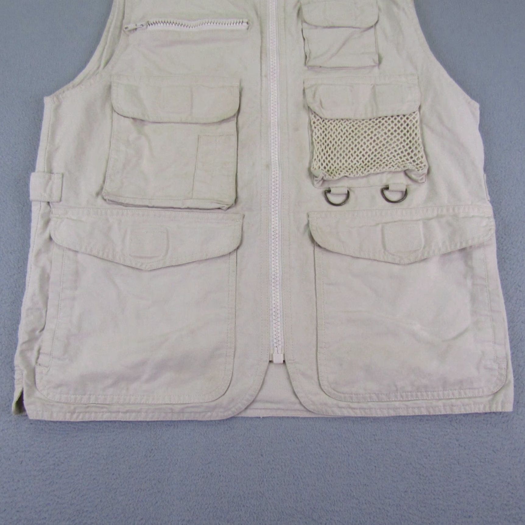 Banana Republic VINTAGE Banana Republic Vest Mens Small Khaki Tan Safari Travel Photographer Zip Full Zip Hooded Pockets 90s Outdoor Shirt Mens Size US S / EU 44-46 / 1 - 4 Thumbnail