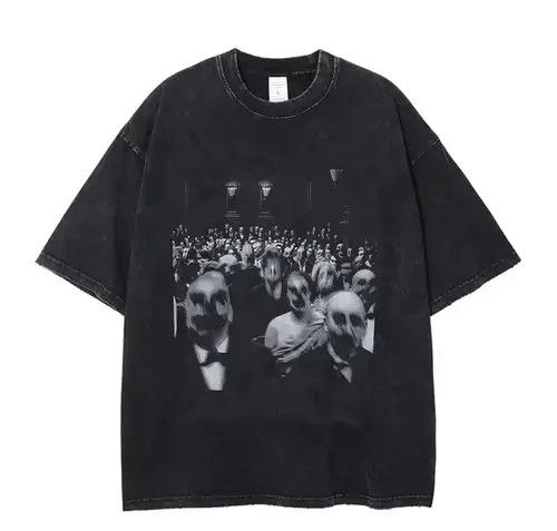 Other Oversized Gothic Printed T-Shirt Size US XL / EU 56 / 4 - 1 Thumbnail