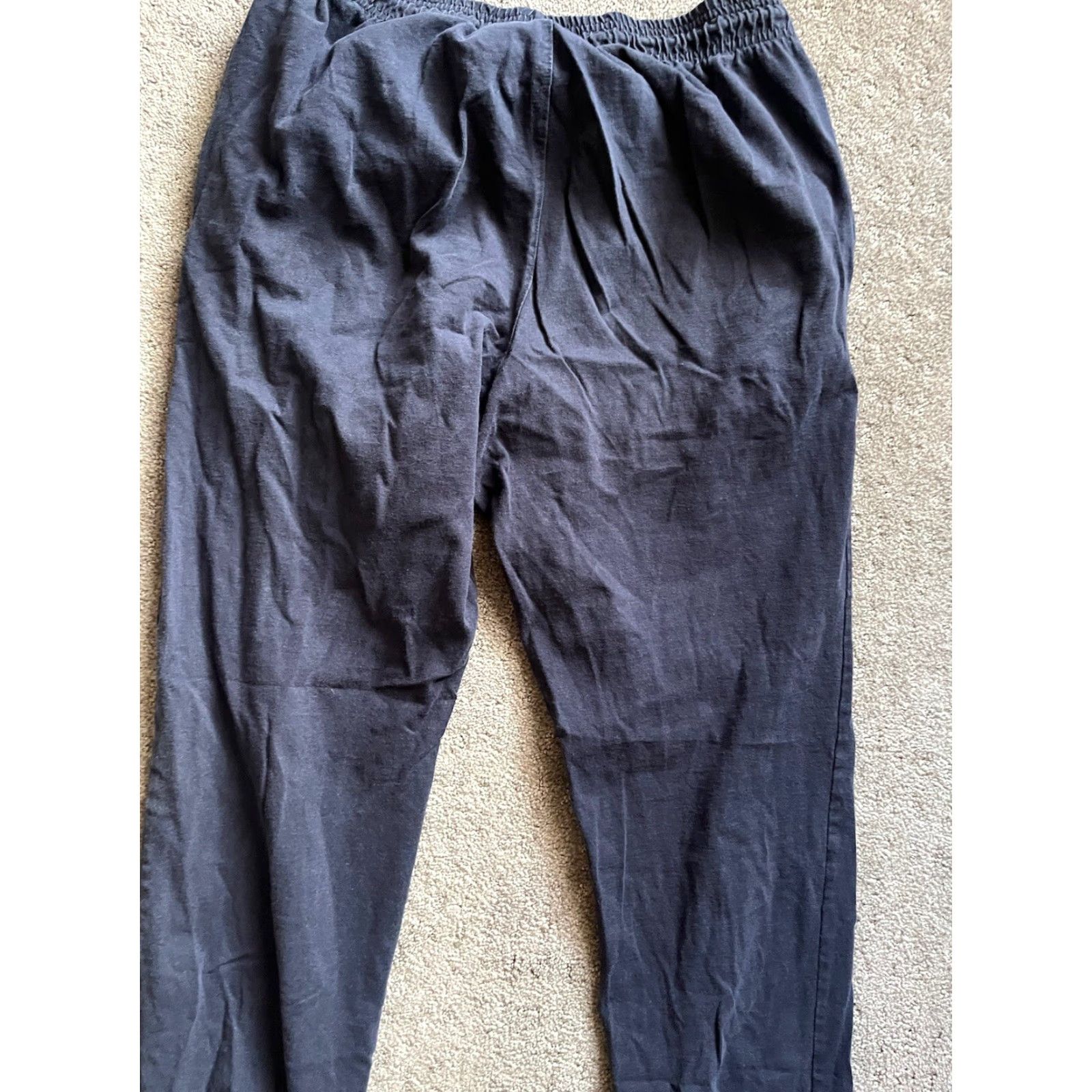 Champion Champion Sweatpants Men’s Medium Straight Pocket Navy Blue Cotton Solid Size US 31 - 4 Thumbnail