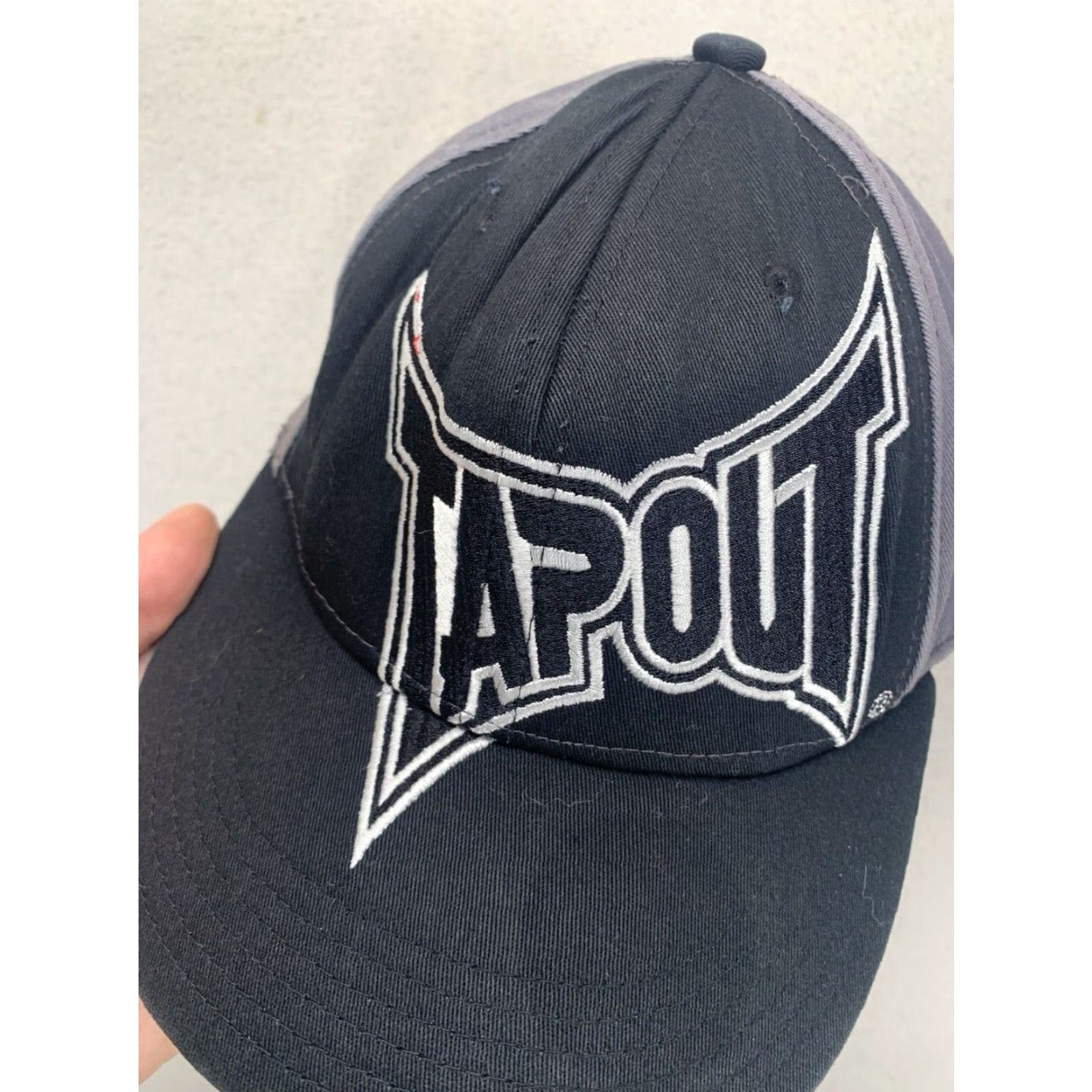 Tapout Vintage Tapout Men’s Baseball Cap L Black Canvas MMA Logo Trucker Hat Size ONE SIZE - 2 Thumbnail