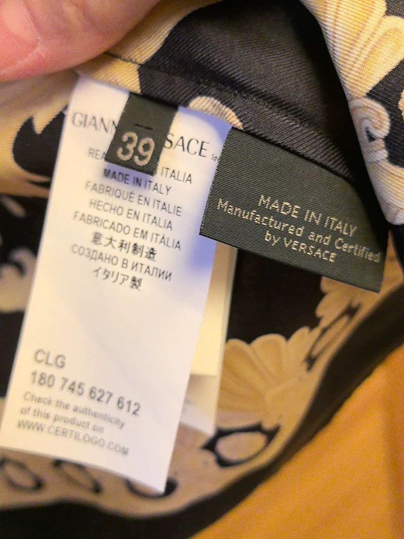 Versace Versace Mulberry silk shirt Size US L / EU 52-54 / 3 - 3 Thumbnail