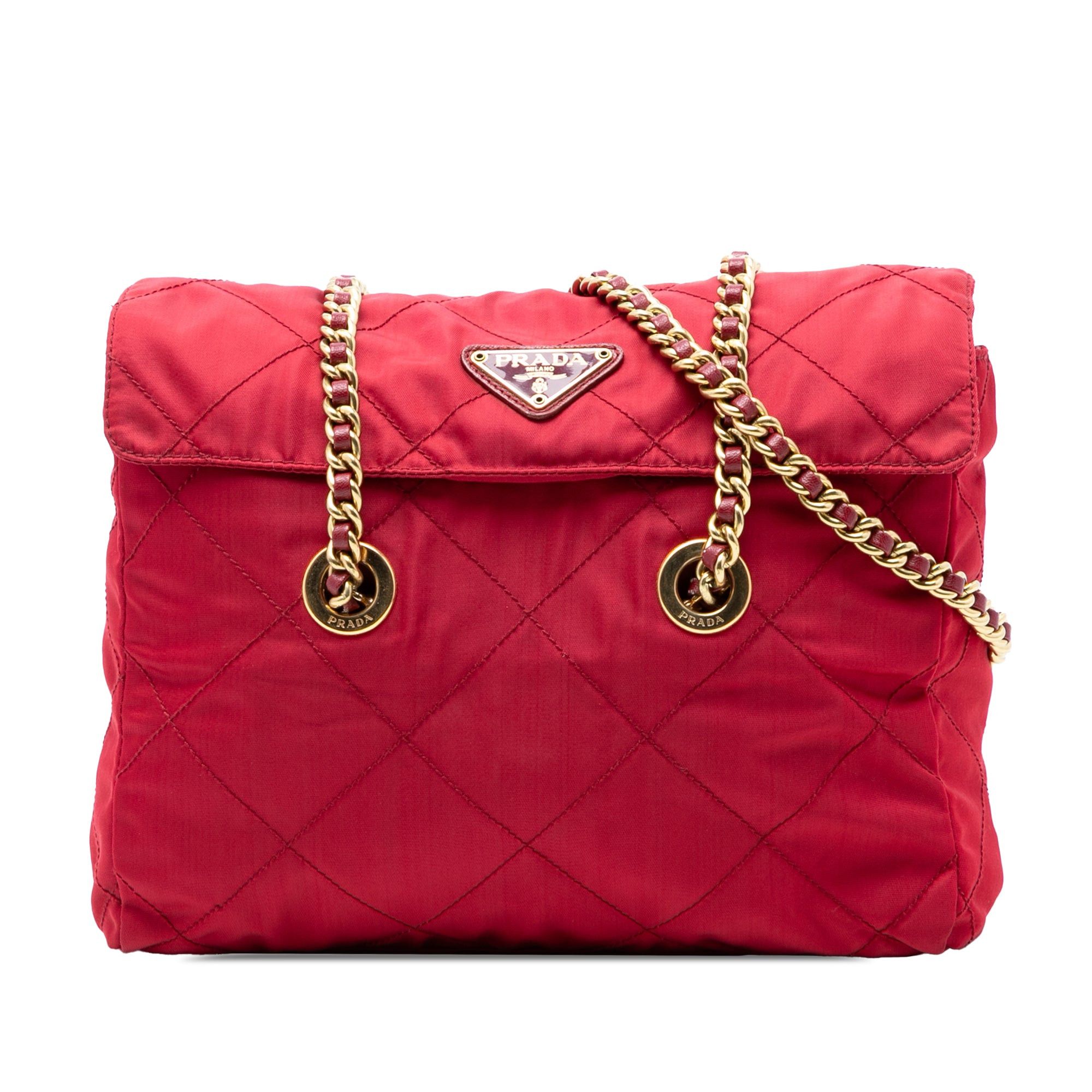 Prada Impuntu Tessuto Chain Shoulder Bag Size ONE SIZE - 1 Thumbnail