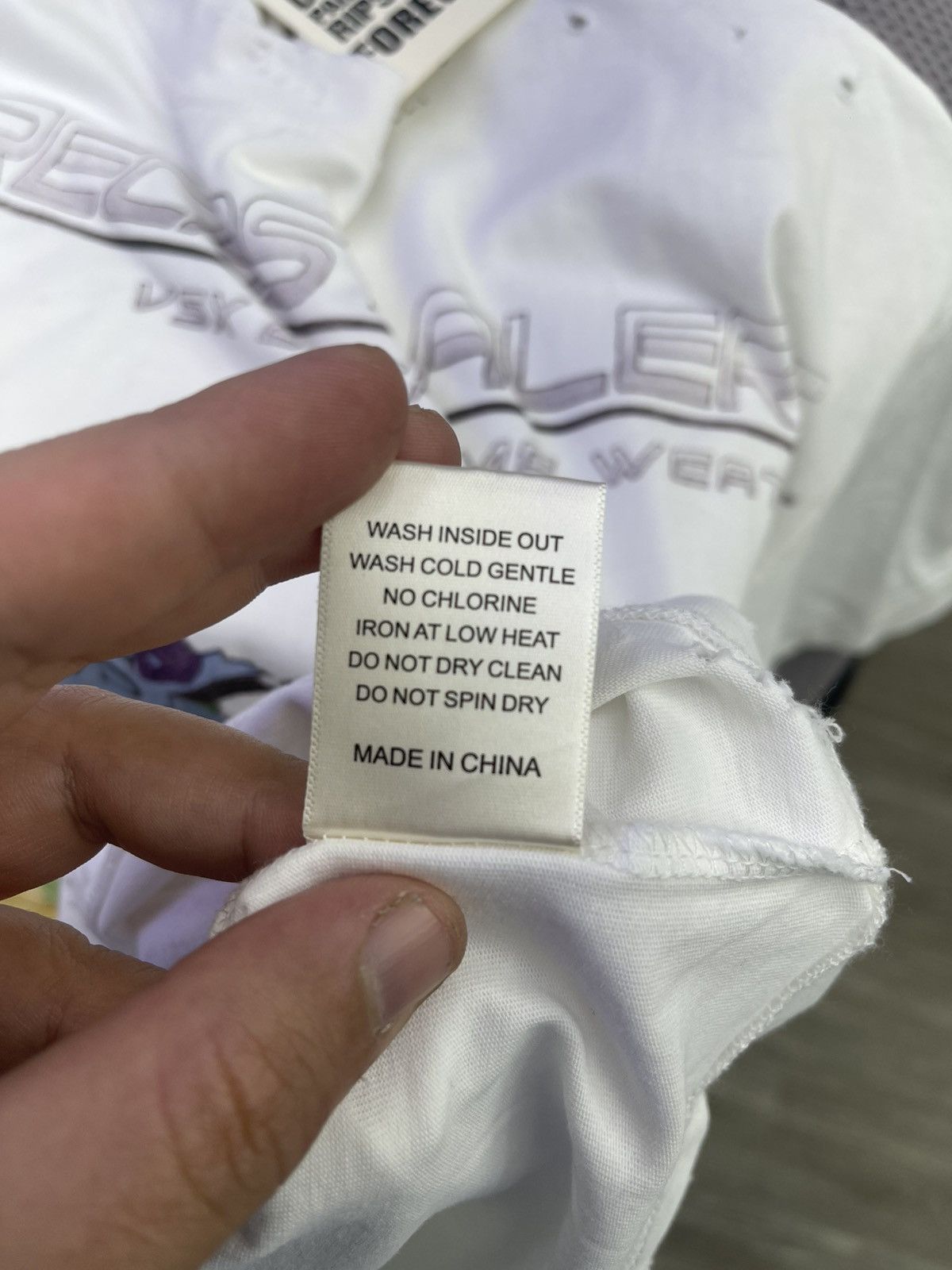 Vale Vale lives tee “ vsx zone” (white) Size US S / EU 44-46 / 1 - 4 Thumbnail
