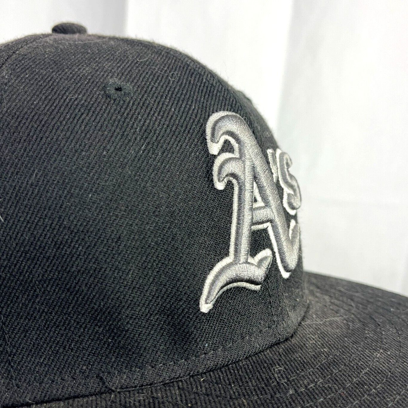 New Era Oakland A's Athletics New Era 7.5 MLB Fitted Baseball Cap In Size 46 - 5 Thumbnail