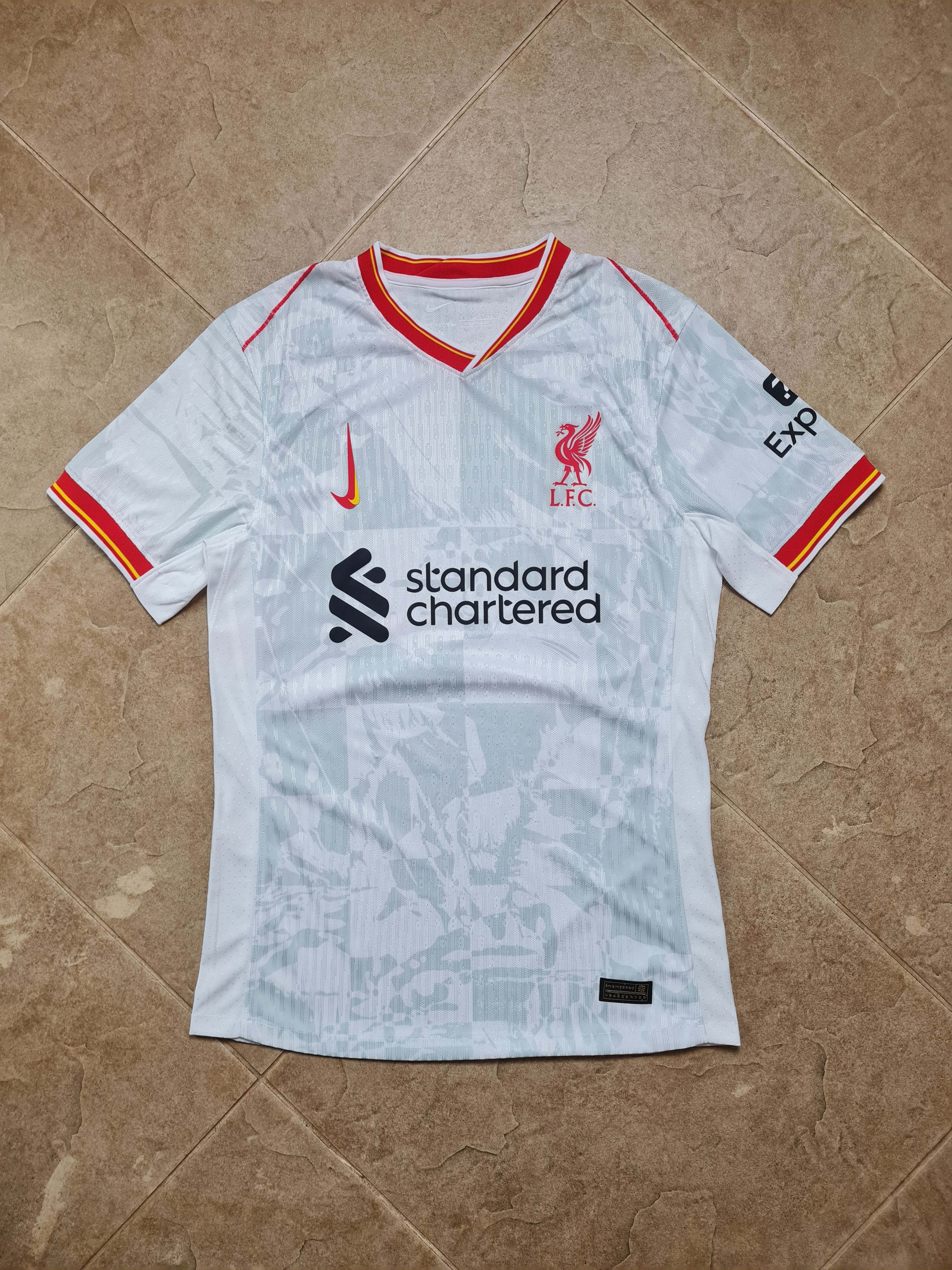 Nike Liverpool FC 2024-25 Third Jersey White Red Size US S / EU 44-46 / 1 - 1 Thumbnail