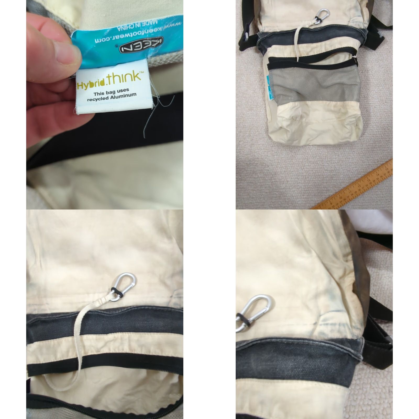 KEEN KEEN Hybrid Think Transport Bag Crossbody Canvas/Leather Brown Dark Brown Medium Mens Womens Unisex Adults Casual Travel Grunge Nature Outdoor 90s? Size ONE SIZE - 8 Thumbnail