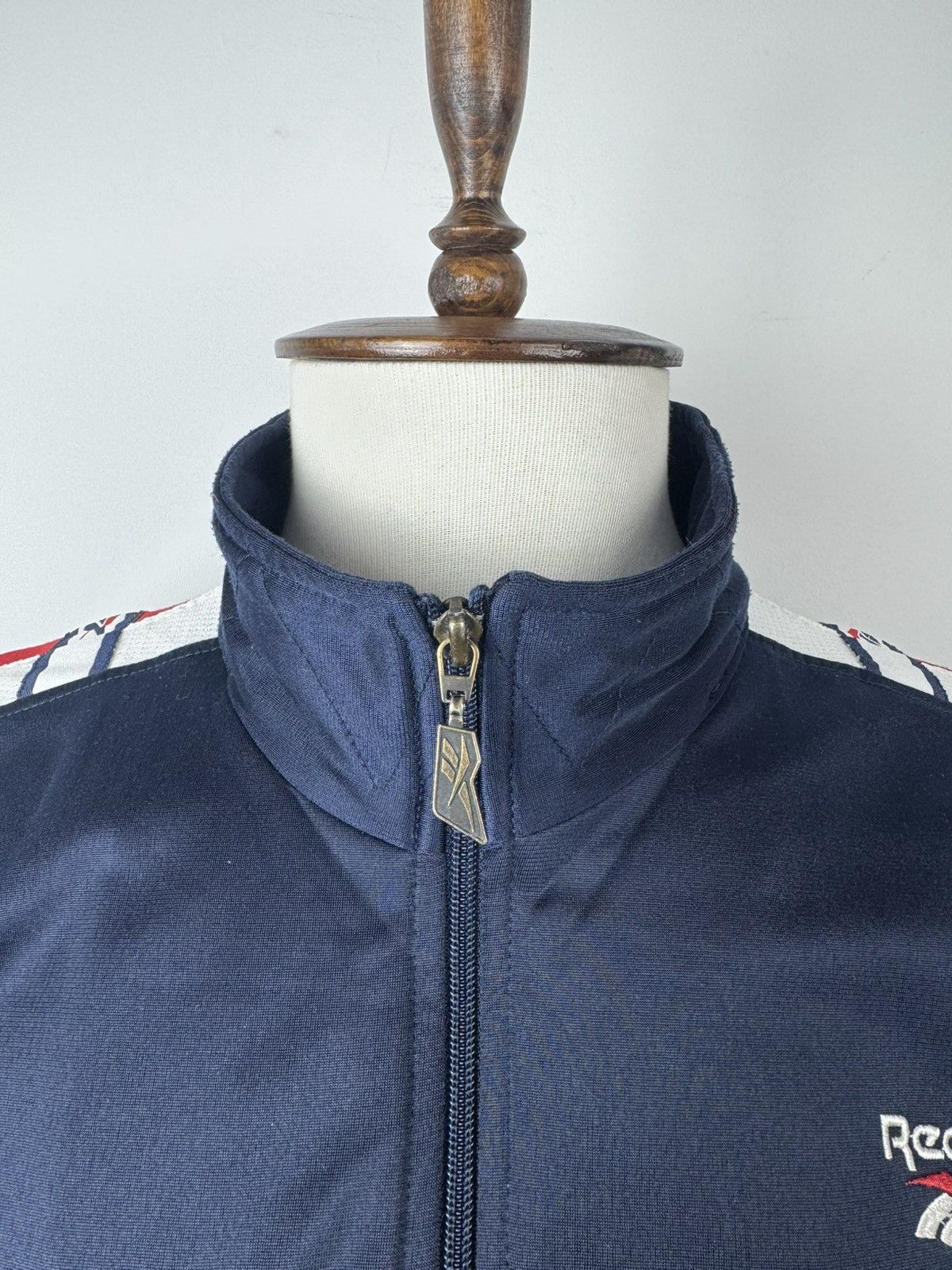 Reebok × Vintage Vintage Reebok Retro 90’ Track Top Casual Style Jacket Size US XL / EU 56 / 4 - 2 Thumbnail