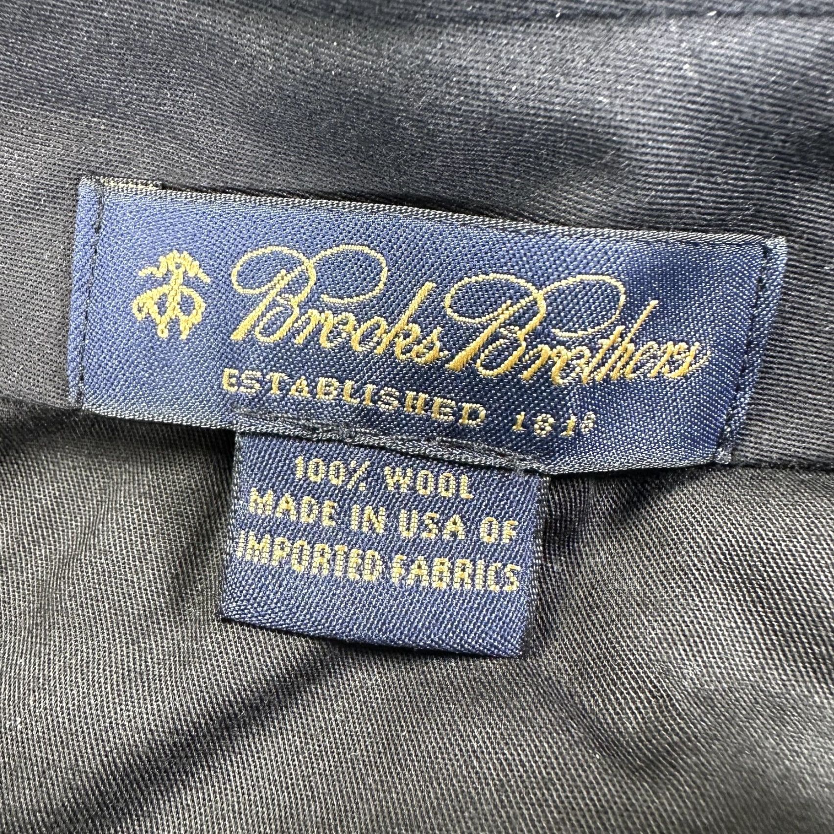 Brooks Brothers Brooks Brothers Dress Pants Mens 40x28 Gray Wool Pleated Cuffed Made USA Formal Business Pants Mens Size US 40 / EU 56 - 6 Thumbnail