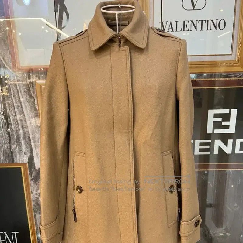Burberry Burberry Women's Brown Wool Overcoat. Size M / US 6-8 / IT 42-44 - 7 Thumbnail
