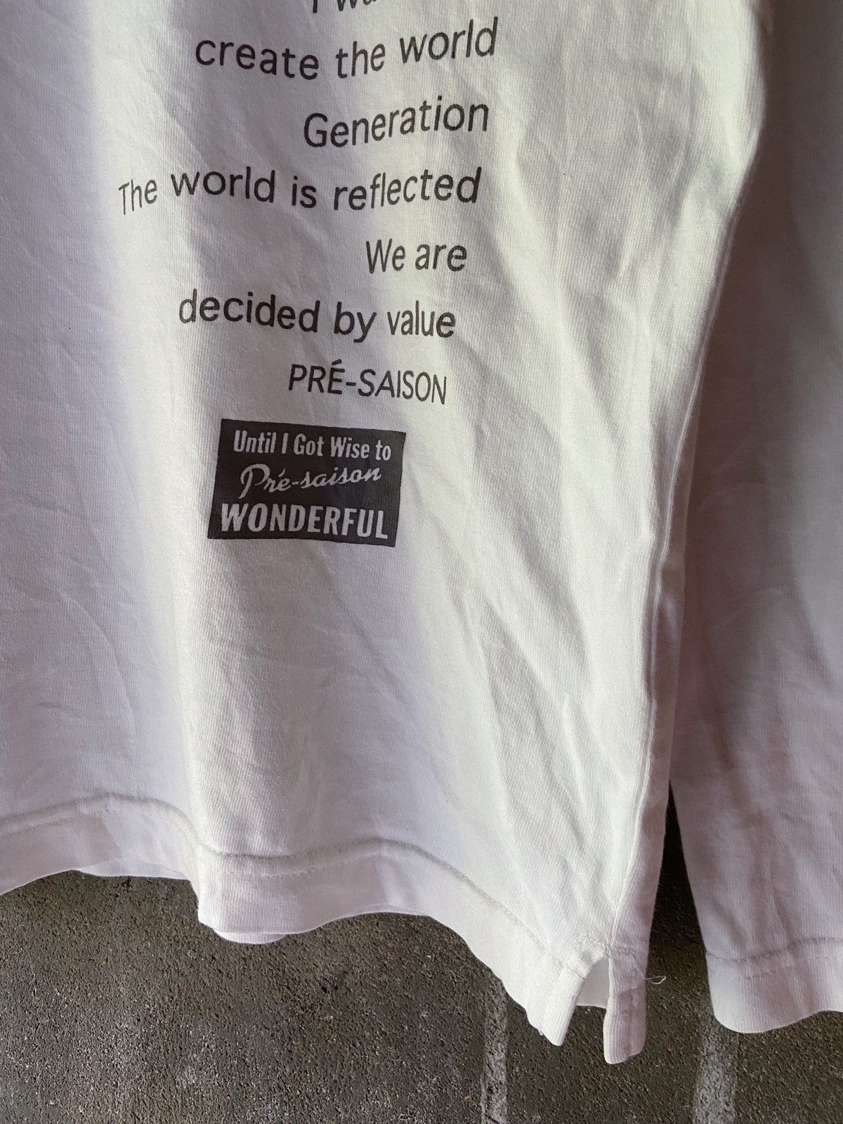 If Six Was Nine × Japanese Brand × Le Grande Bleu (L.G.B.) I WANT TO A CREATE THE WORLD GENERATION LONG SLEEVE Size US S / EU 44-46 / 1 - 4 Thumbnail