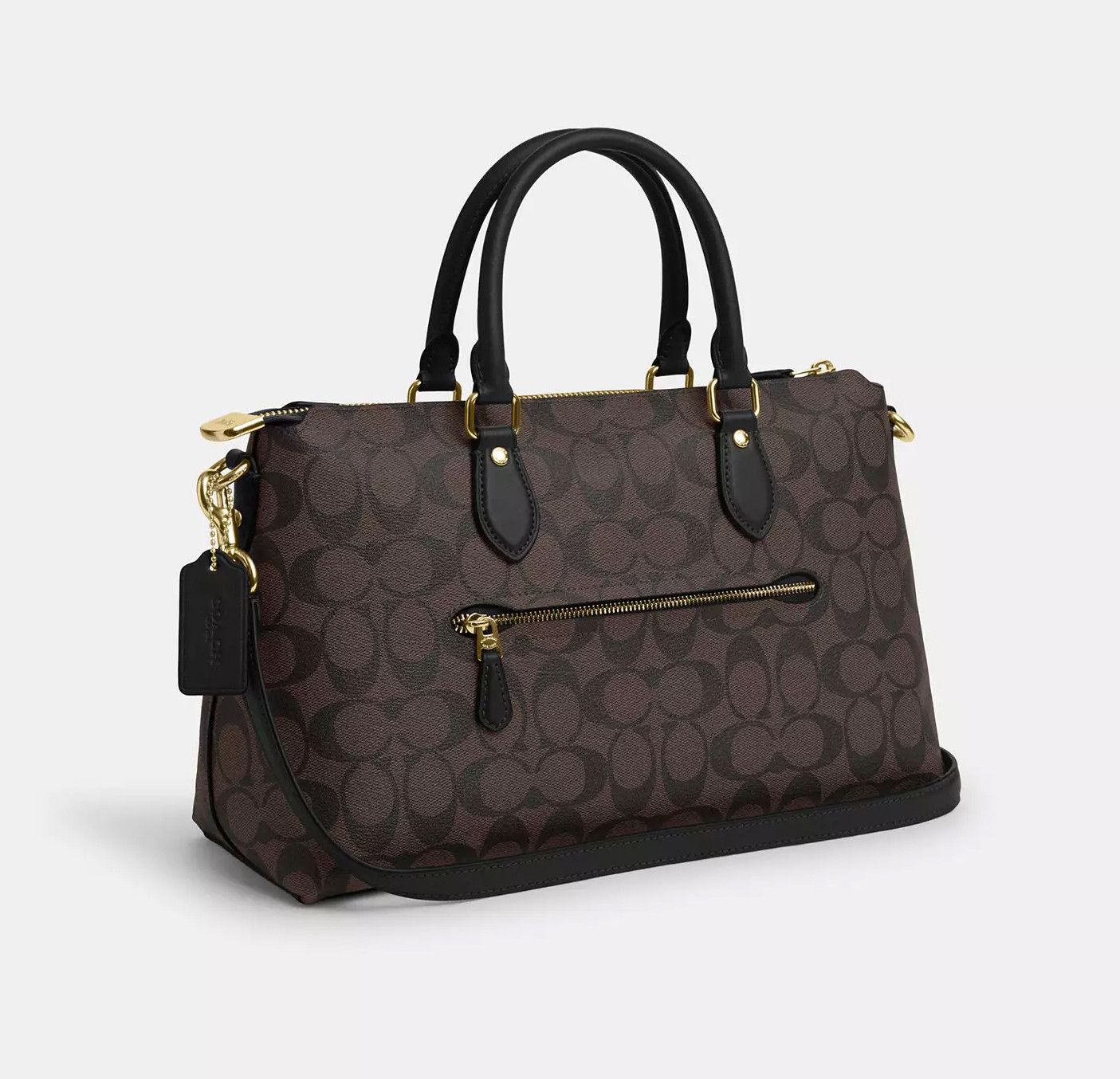 Coach Georgia Satchel In Signature Canvas CR157 Size ONE SIZE - 5 Thumbnail